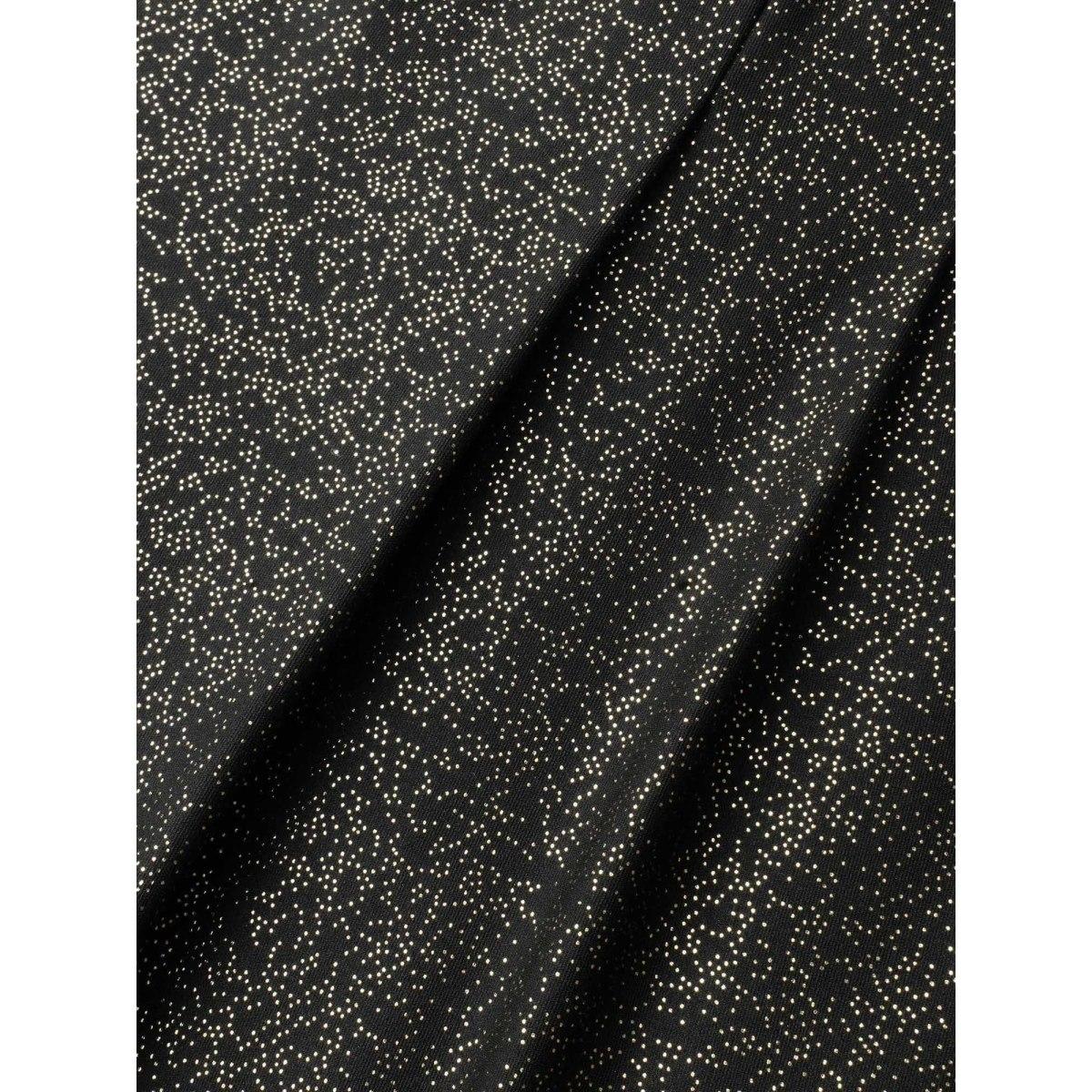 Plus Size Sequin Knit Elastic Waist Holiday Pants Women Champagne Formal Mid Rise Party Pants BloomChic 22-24/3X Product Image