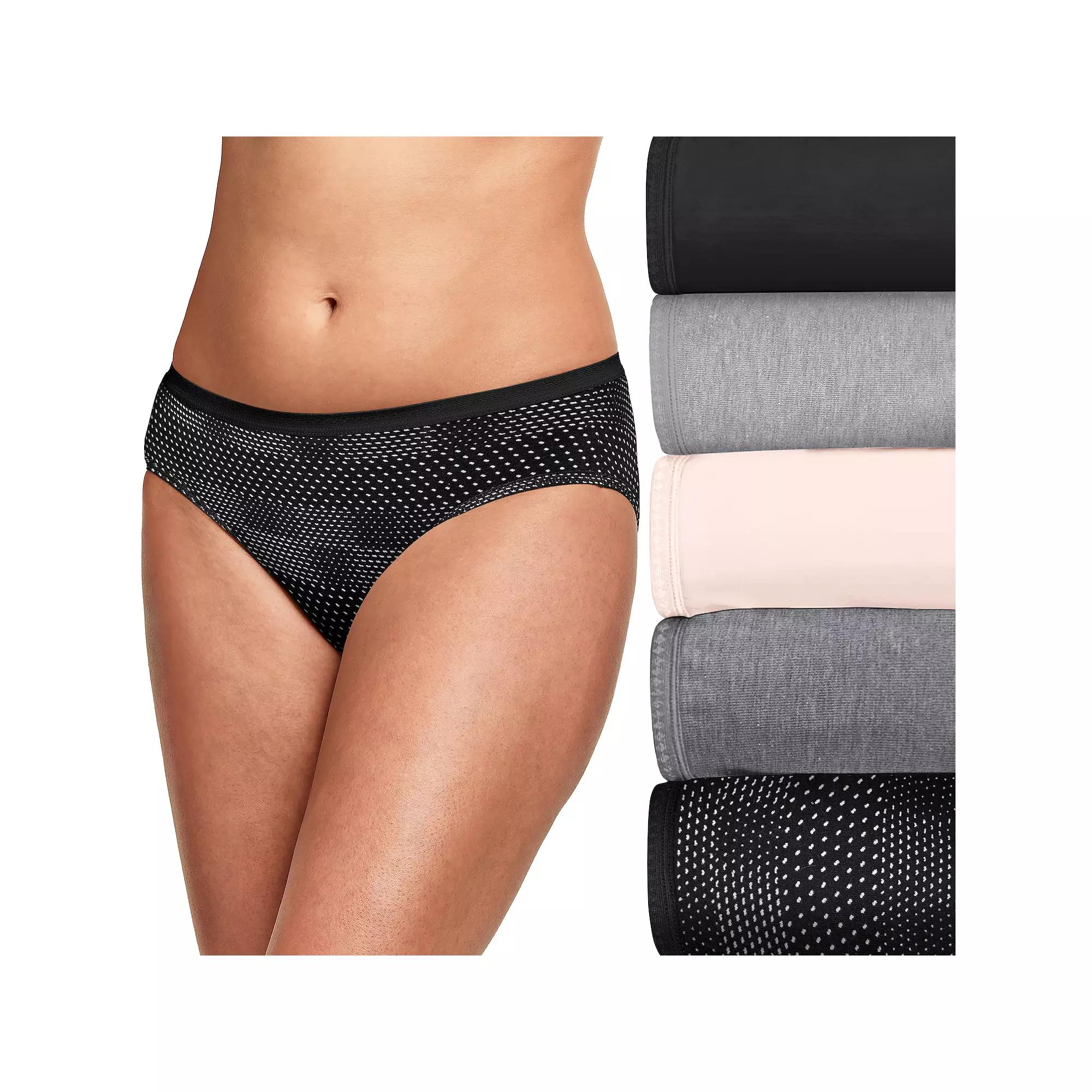 Hanes Ultimate 6-Pack Breathable Hipster Underwear 41H6CC, Women's,  Product Image