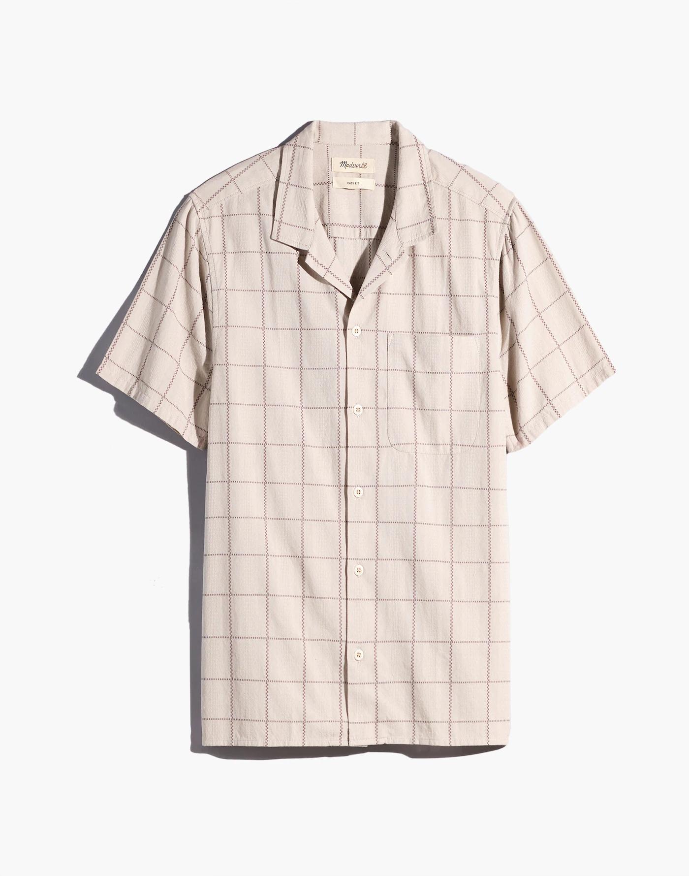 Easy Short-Sleeve Shirt in Stripe Product Image
