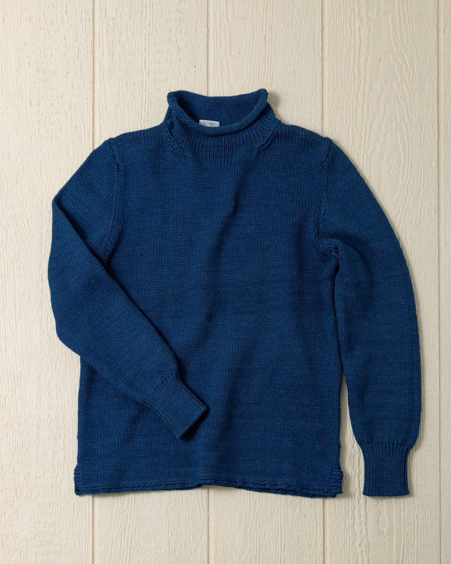 Deep Sea Fisherman's Sweater in Indigo Product Image