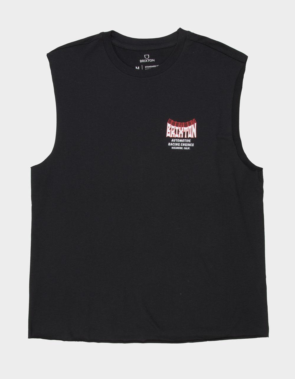 BRIXTON Horsepower Mens Muscle Tee - BLACK Product Image
