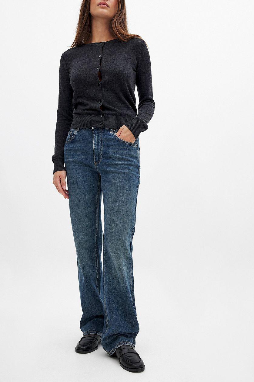 Straight Mid Waist Jeans Product Image