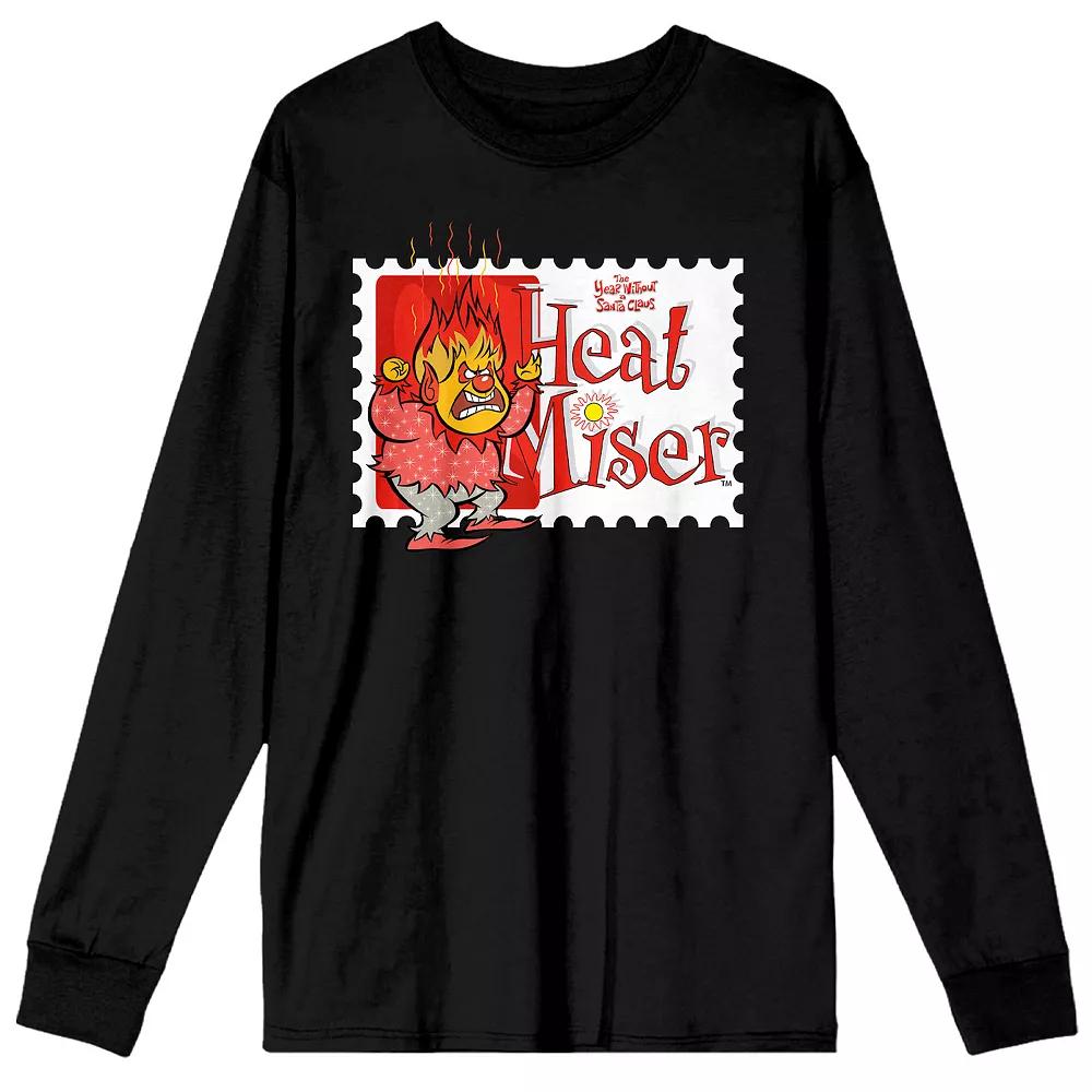 Men's The Year Without A Santa Claus Heat Miser Stamp Tee,  Product Image