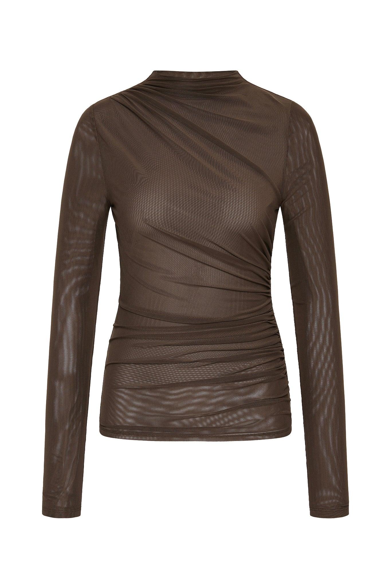 Saturn Mesh Top-LEOPARD / XXS Product Image