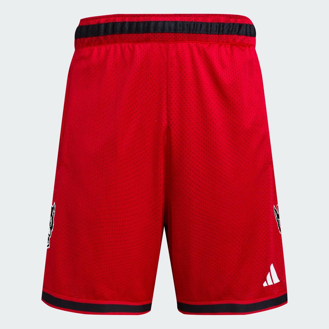 adidas NC State Swingman Short Team Power Red L Mens Product Image