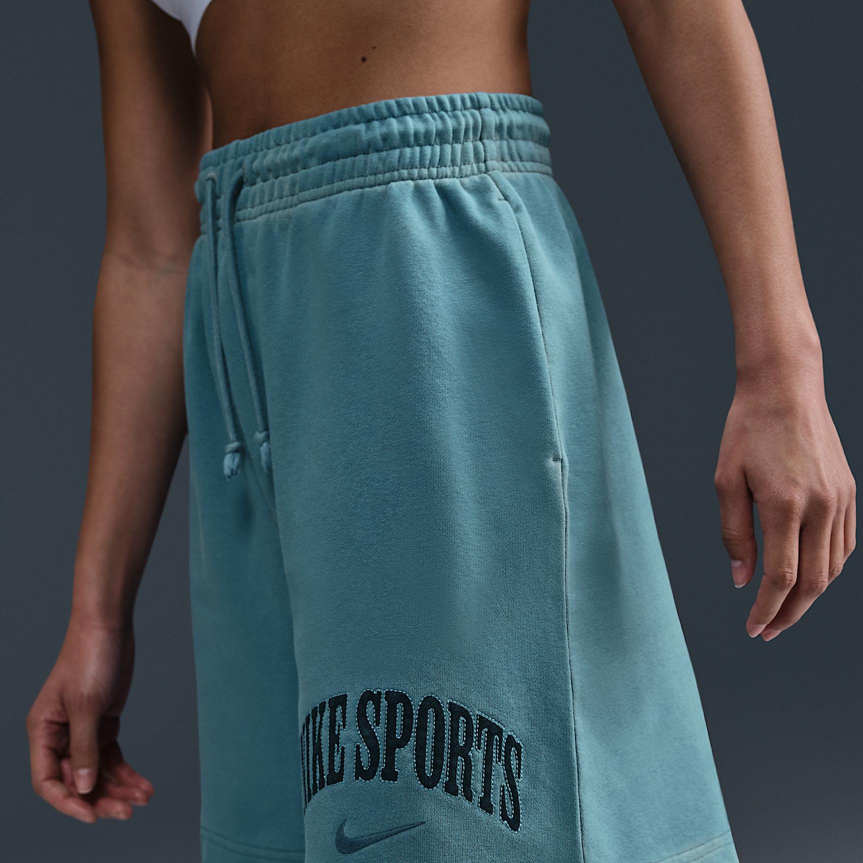 Womens Nike Sportswear Phoenix Fleece High-Waisted French Terry Shorts | HJ1269-006 Product Image