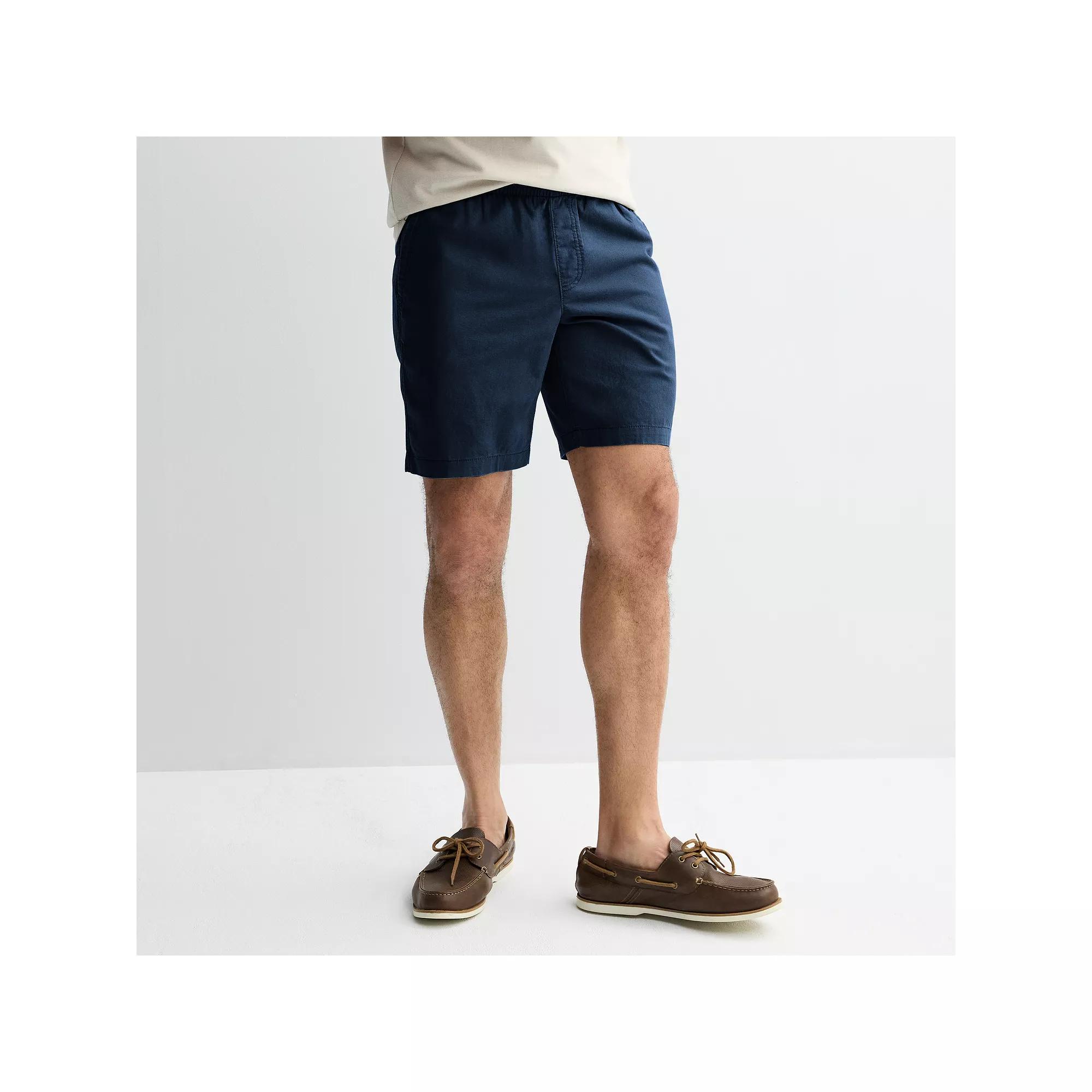 Men's Sonoma Goods For Life® 9" Everyday Pull-On Shorts, Size: Small 9 INCH, Alloy Product Image