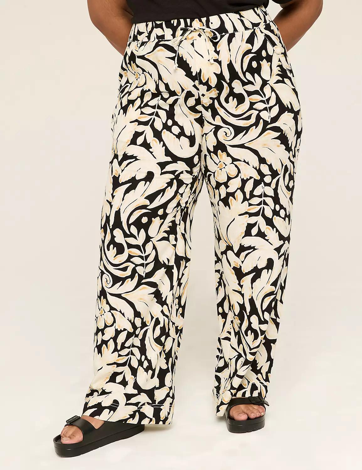 Linen Wide Leg Pant - New Sandal Length Product Image