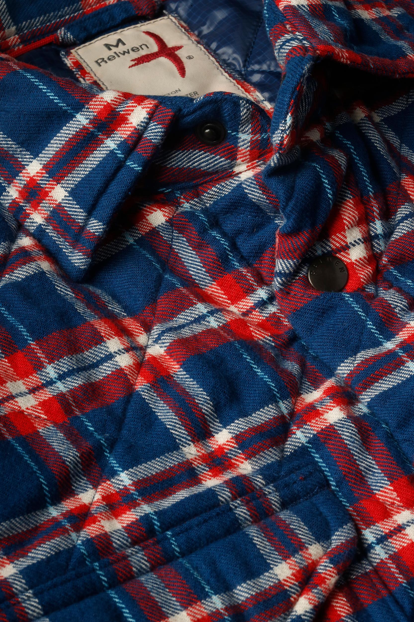 Quilted Flannel Shirt Jacket Product Image