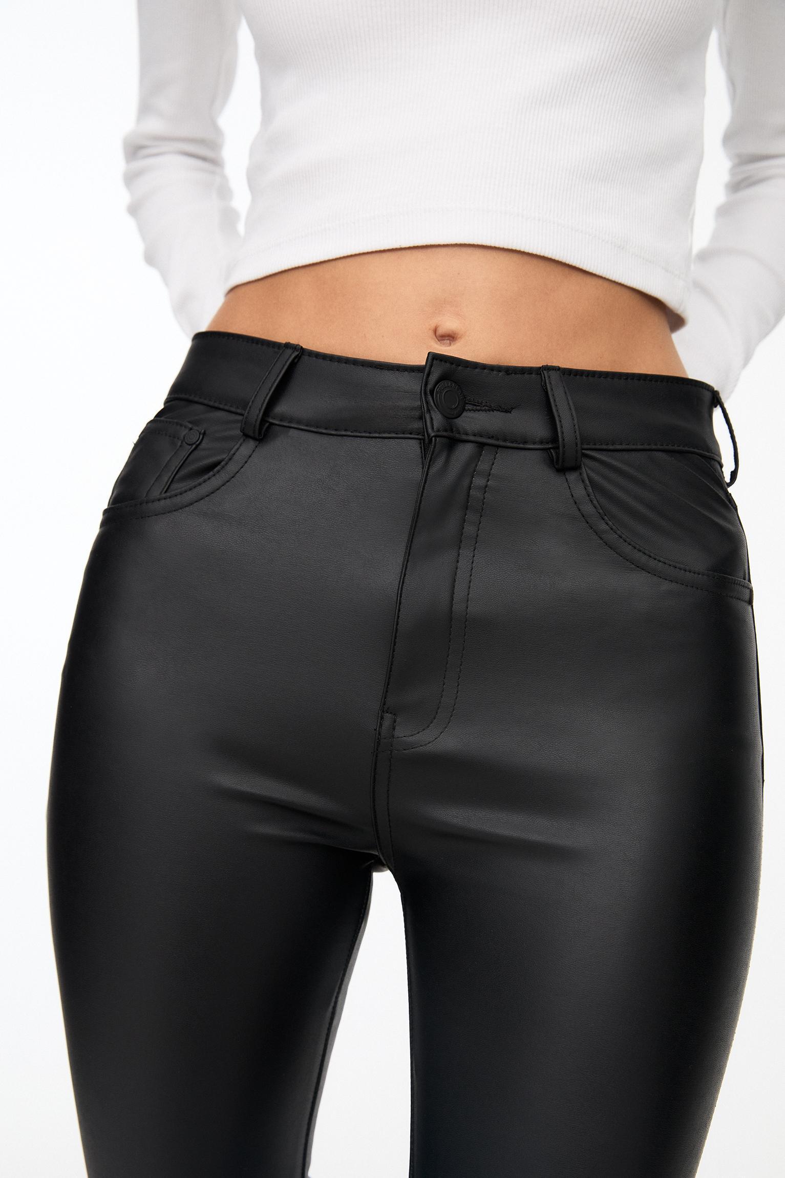 Faux leather skinny pants Product Image