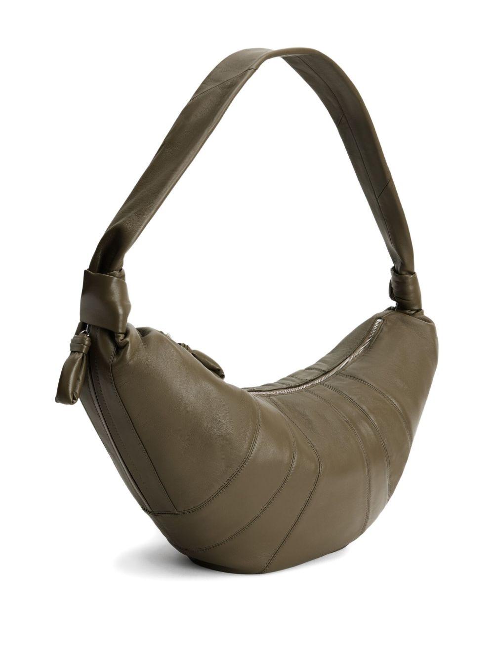 large Croissant panelled shoulder bag Product Image