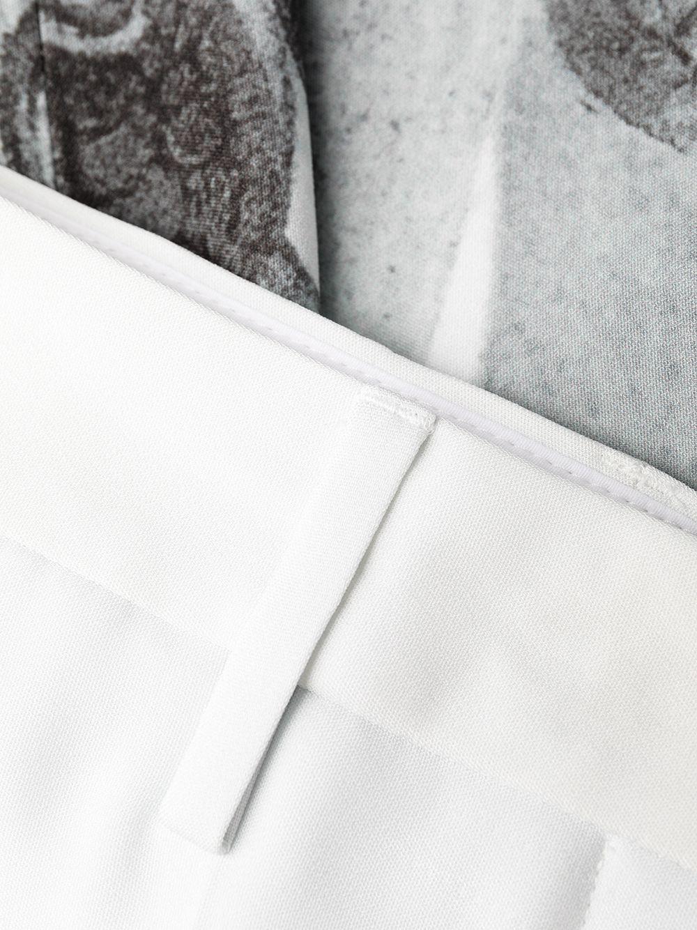 Botanical print straight-leg trousers Product Image