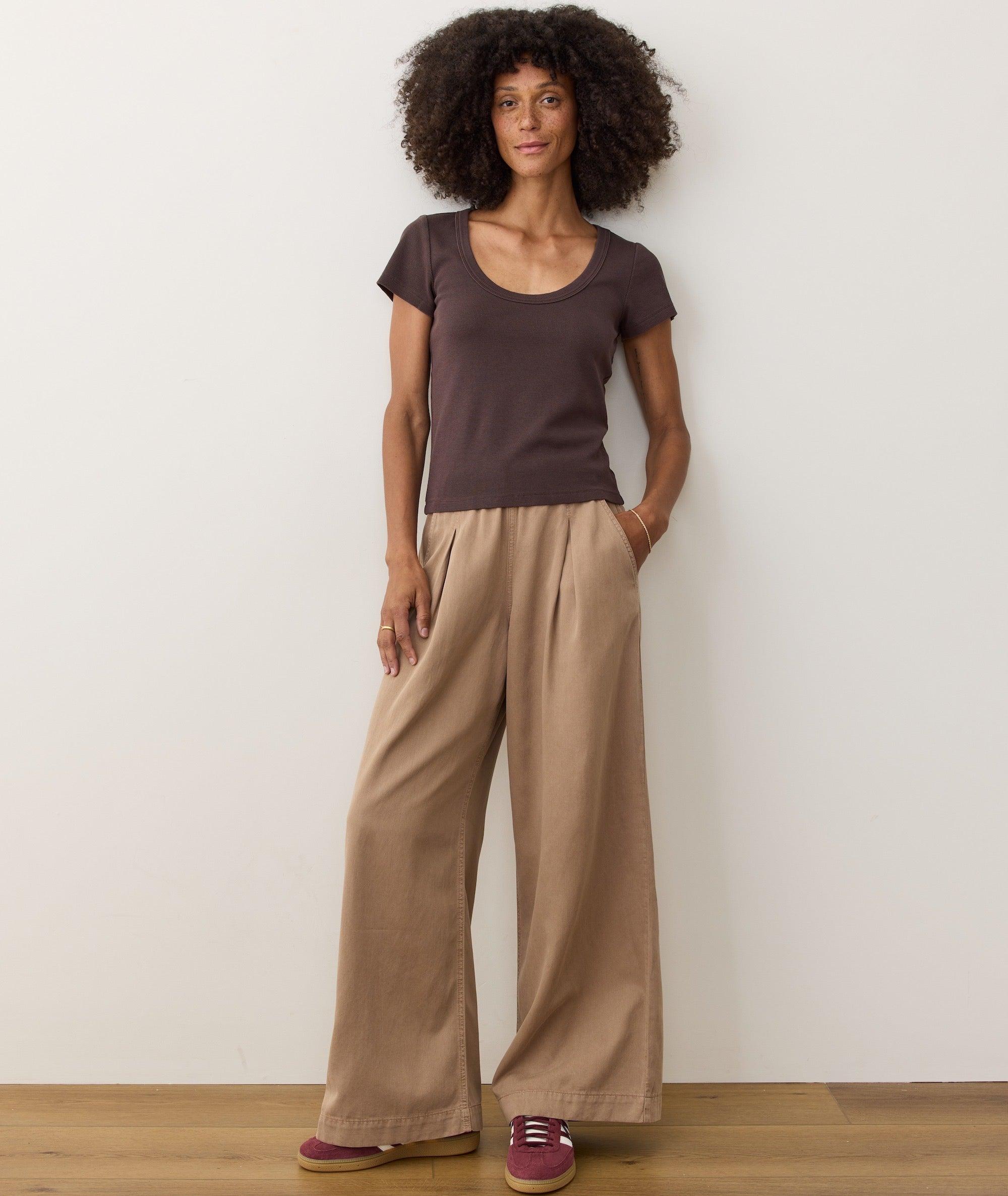 Lexi Rib Sun-In Scoop Tee Product Image