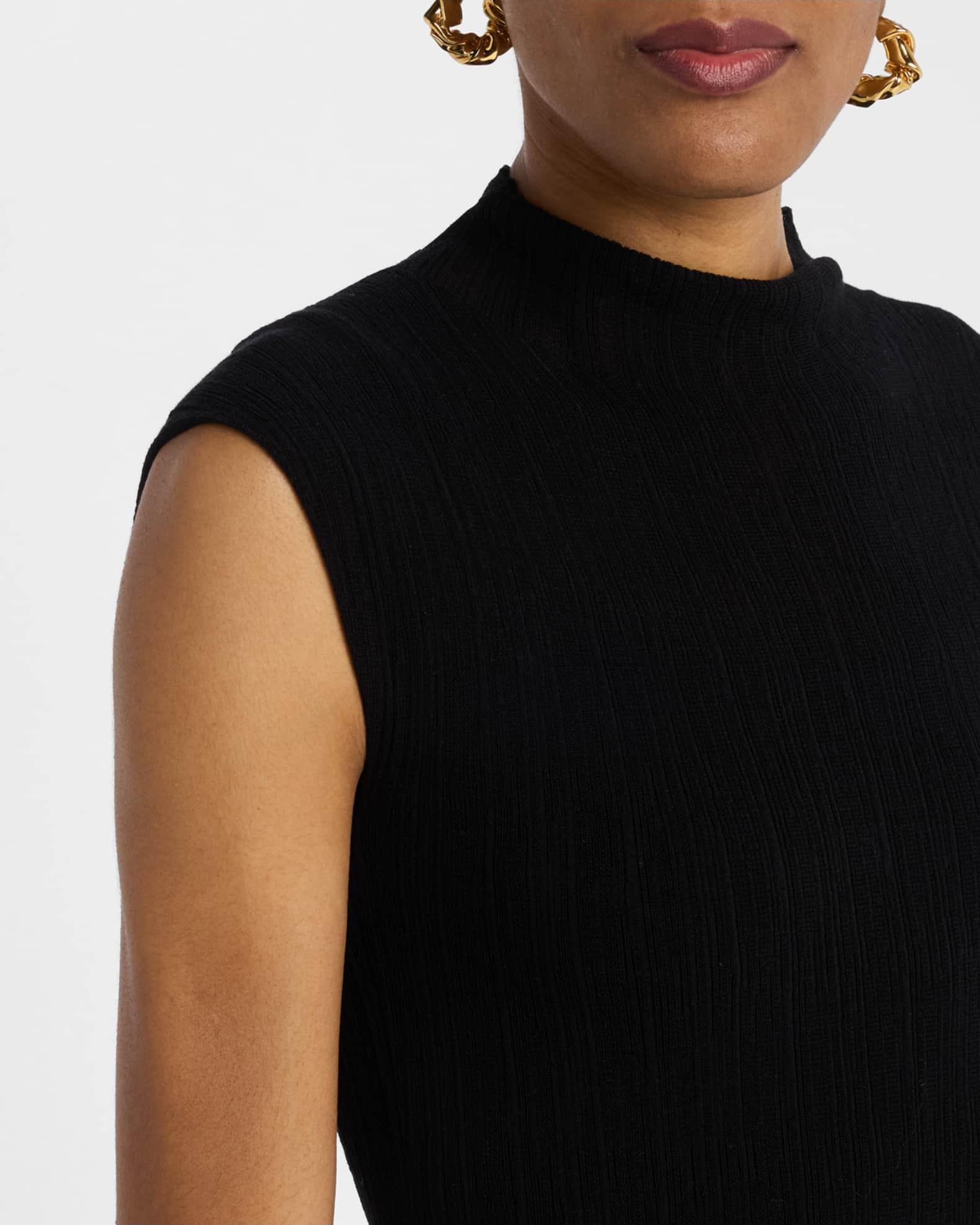 Kennedy Mock-Neck Plisse Dress Product Image