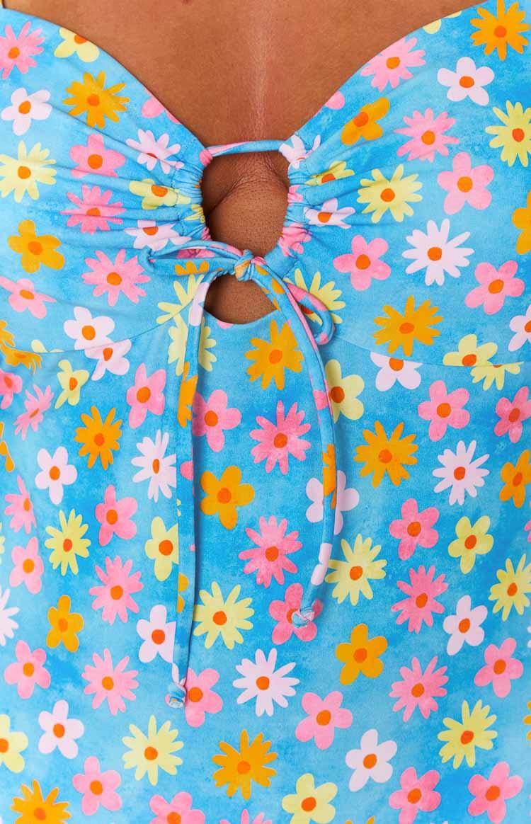 9.0 Swim Dion Multi Floral Blue One Piece Product Image