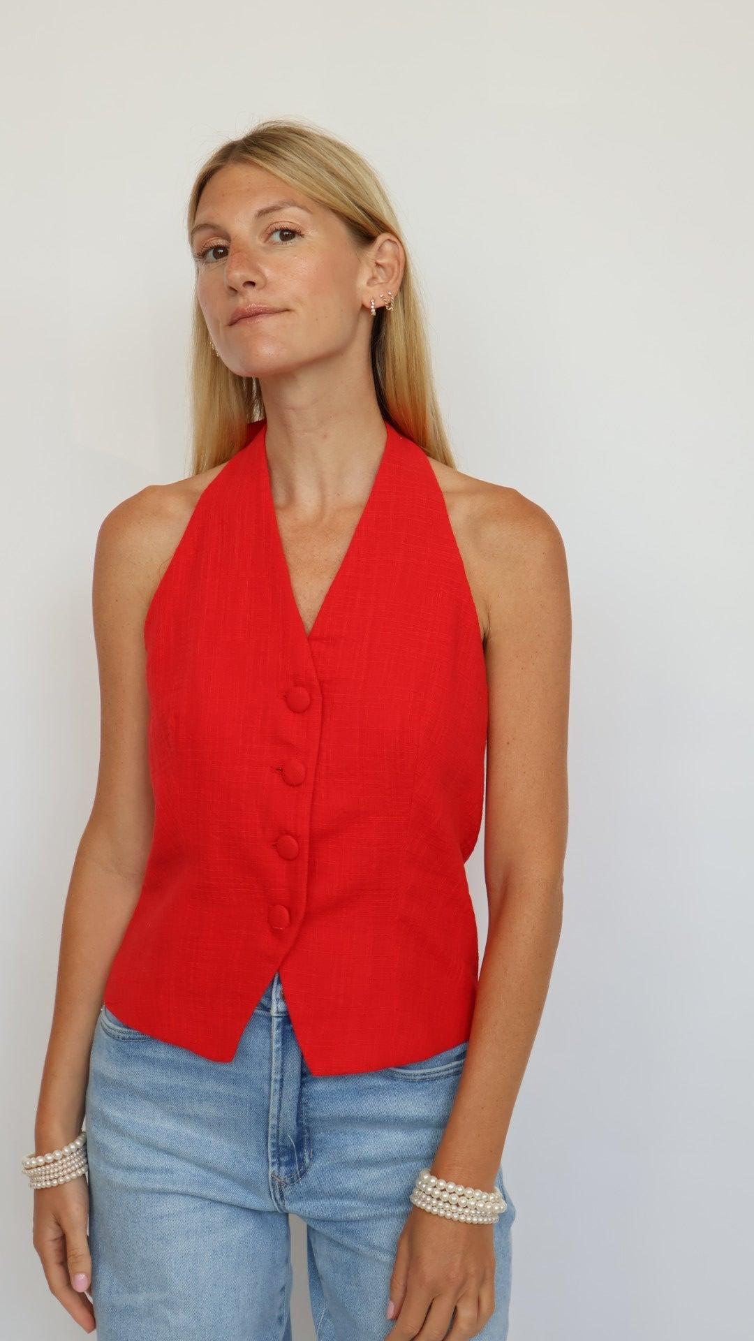 Celeste Halter Neck Vest Product Image