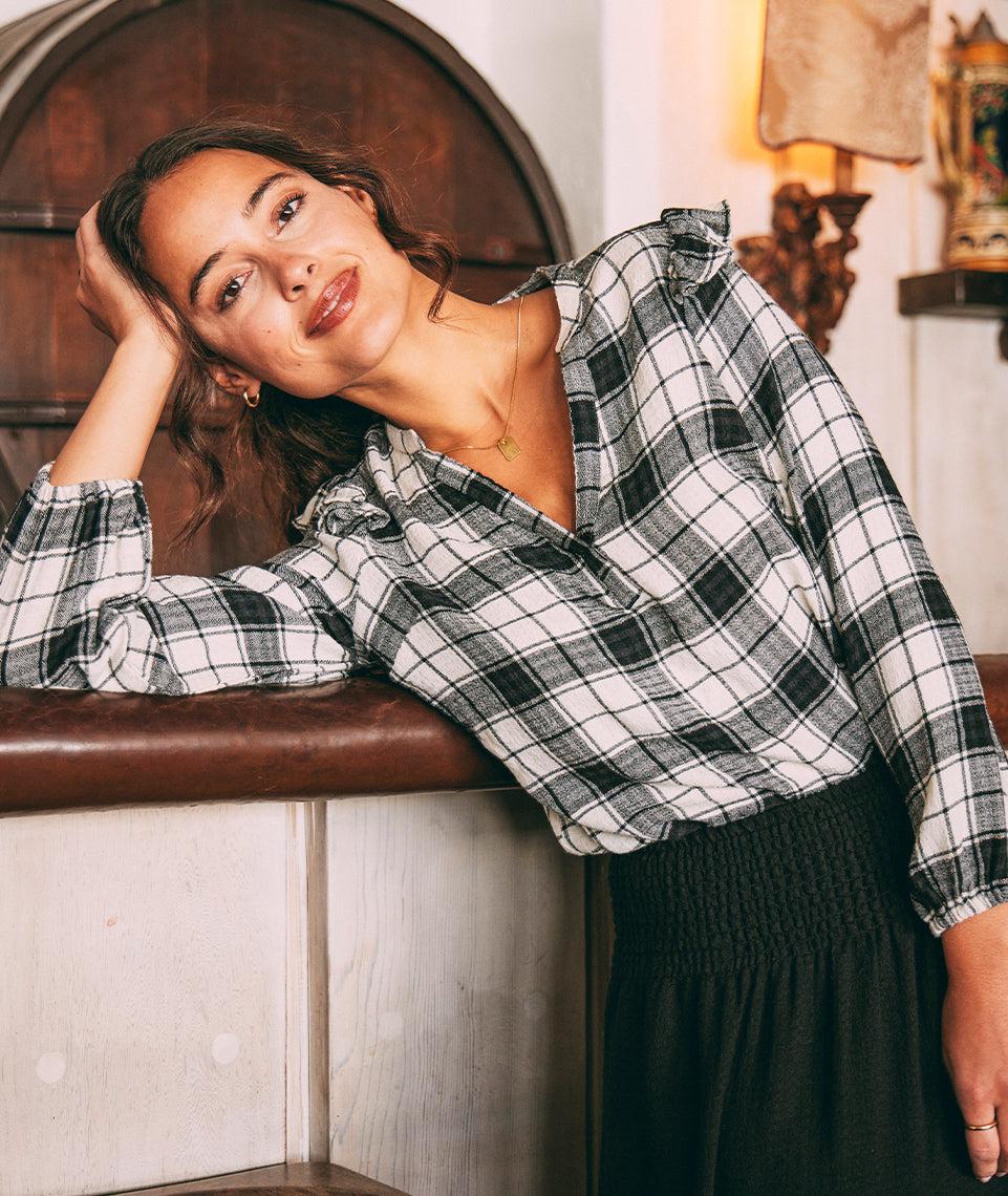 Jamie Ruffle Sleeve Top Product Image