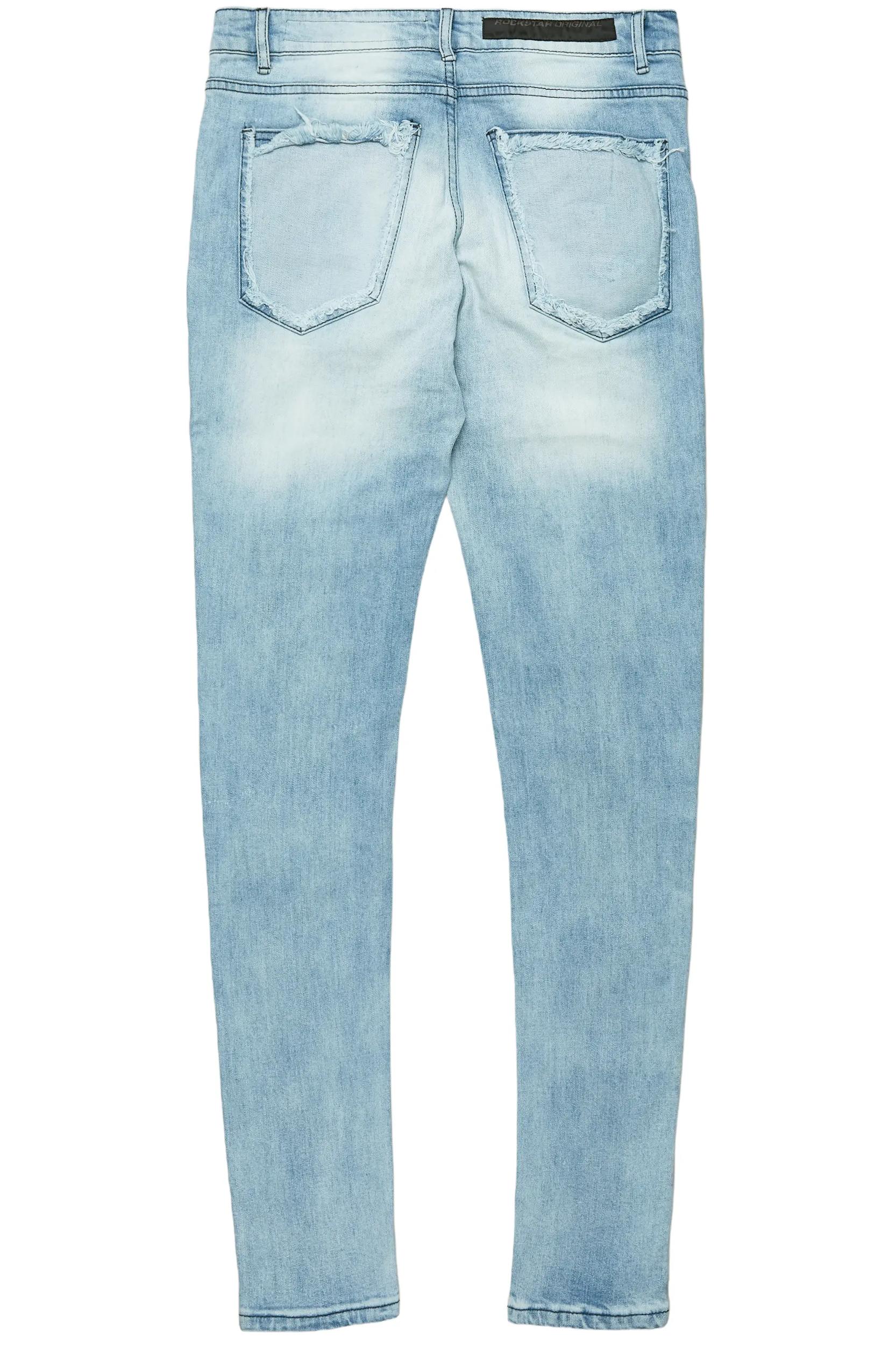 Petrus Light Blue Slim Fit Jean Male Product Image