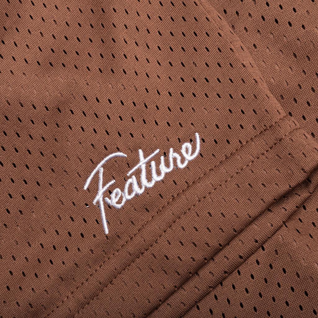 West Mesh Shorts - Crimson Male Product Image