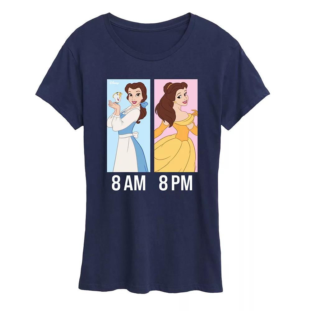 Disney Princess Belle Women's AM to PM Graphic Tee,  Product Image