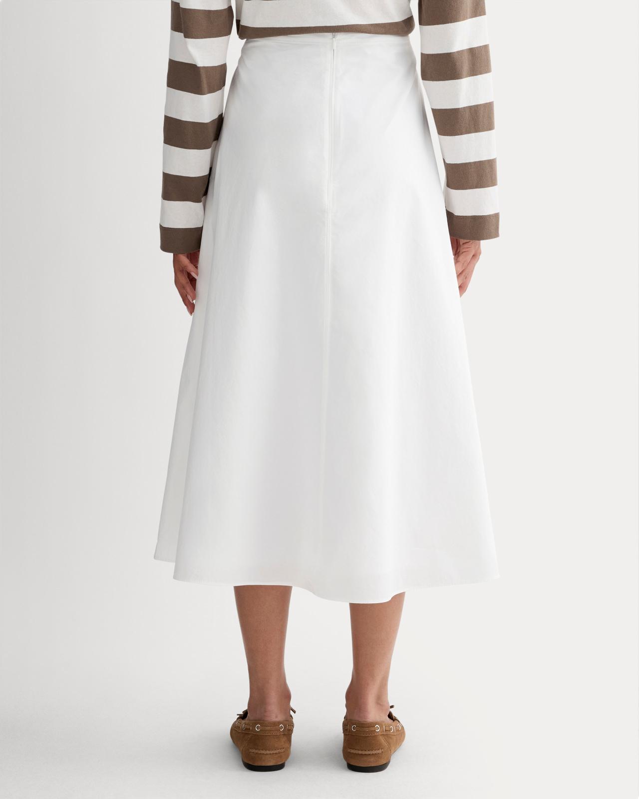 Womens Midi Skirt in Ultrasoft Cotton by Everlane Product Image