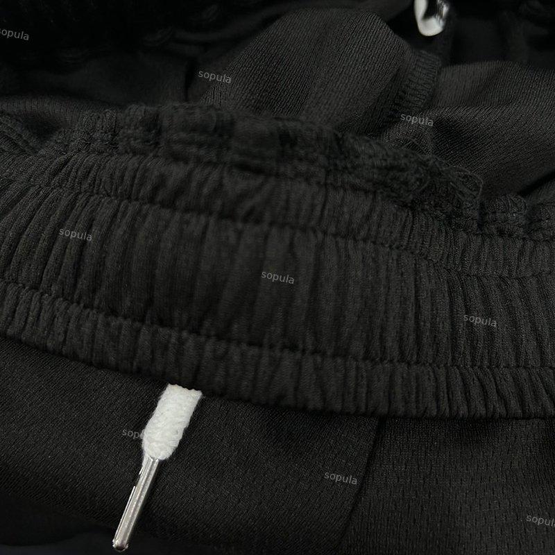 Sopula Animal Text Print Casual Street Mesh Shorts Product Image