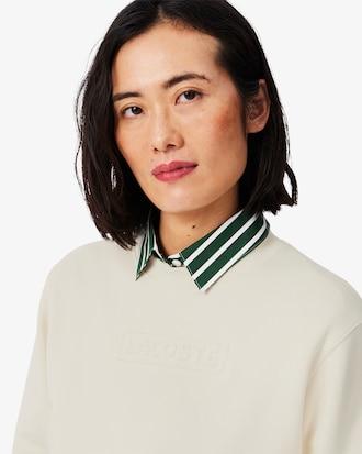 Embossed Logo Cotton Sweatshirt Product Image