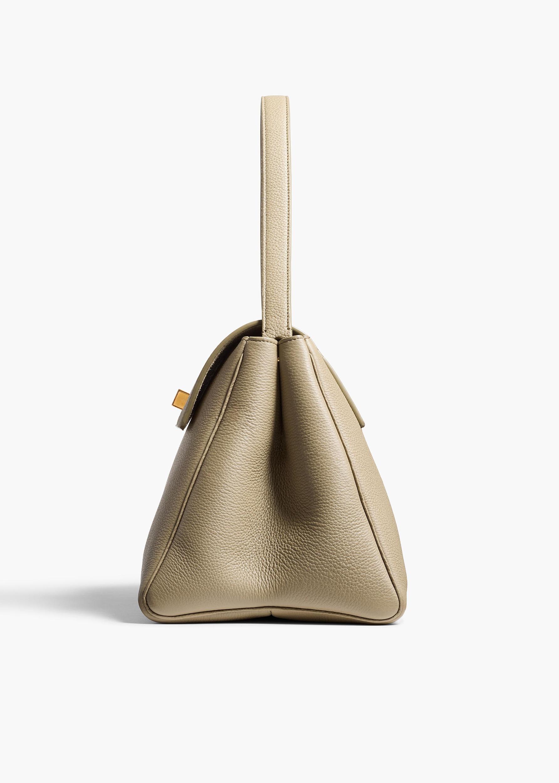 Audrey Top Handle Bag in Sage Pebbled Leather Product Image