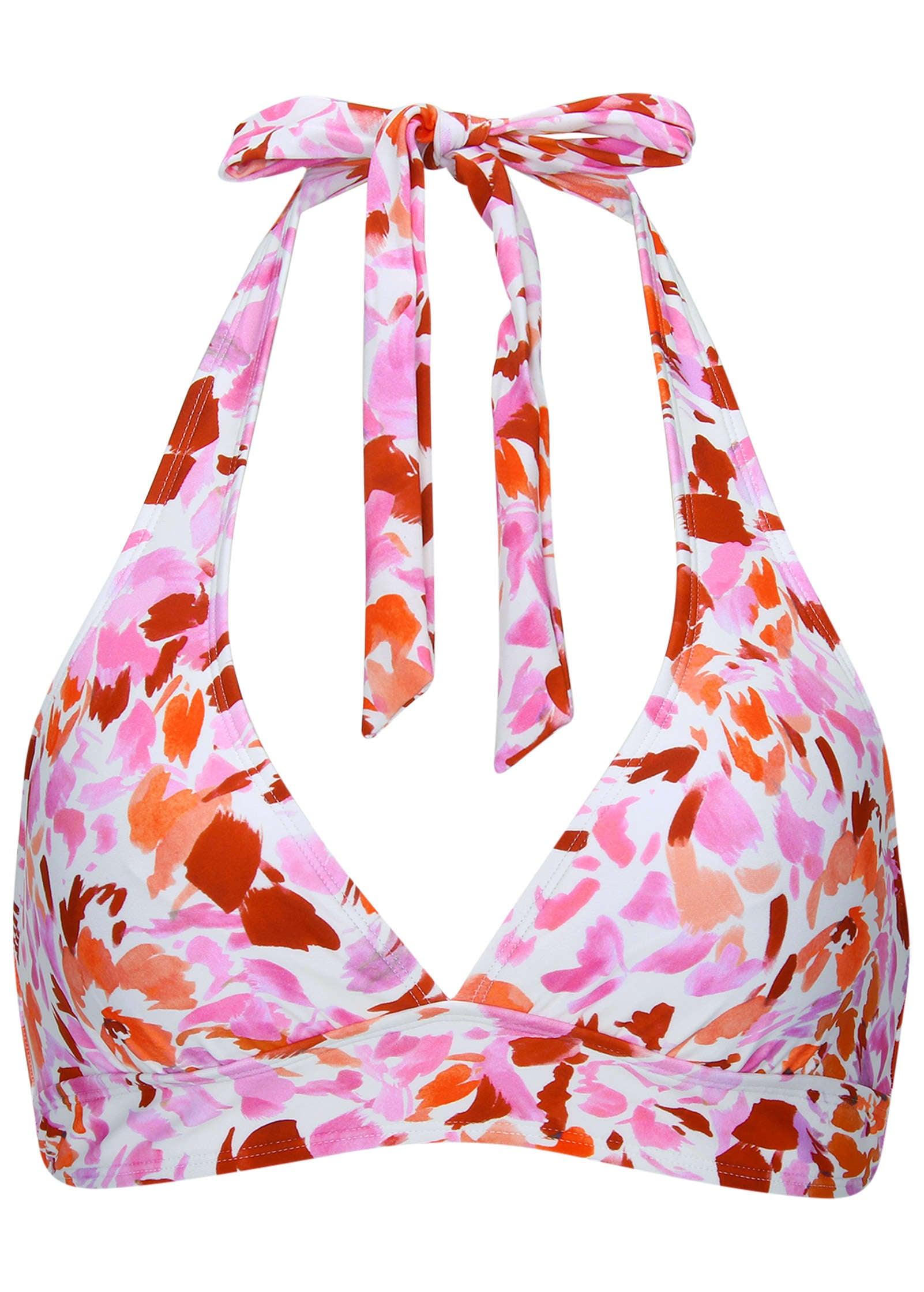 Anguilla Halter Top - Feathered Blooms Product Image