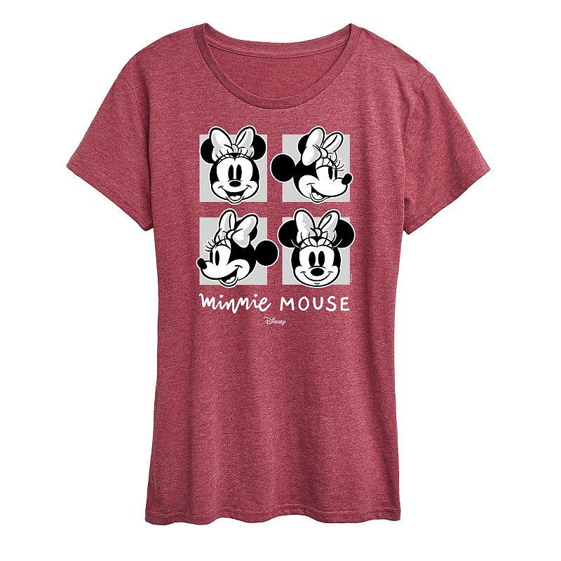 Disney's Minnie Mouse Grid Graphic Tee, Women's,  Product Image