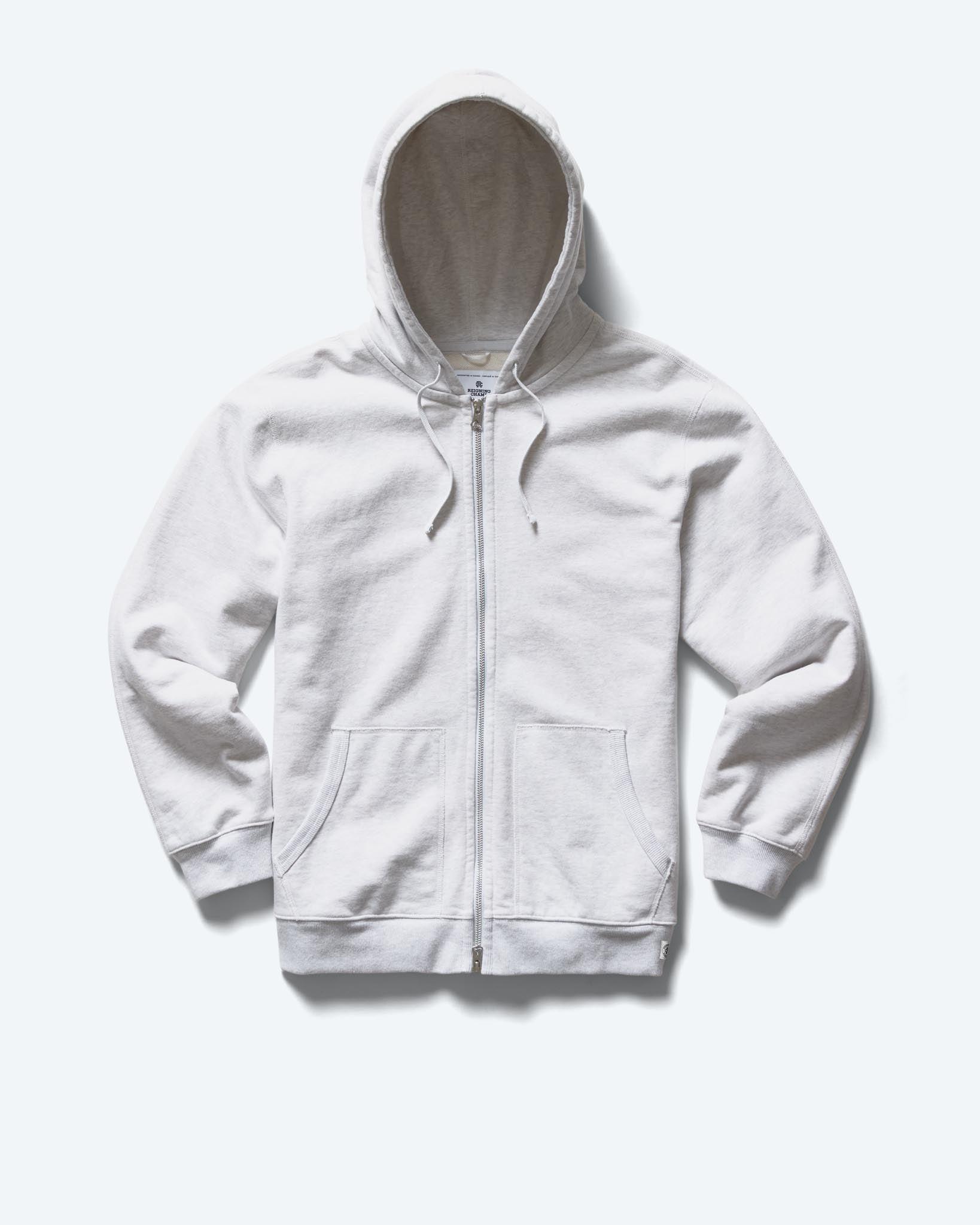Midweight Terry Classic Full Zip Hoodie - Vault Male Product Image
