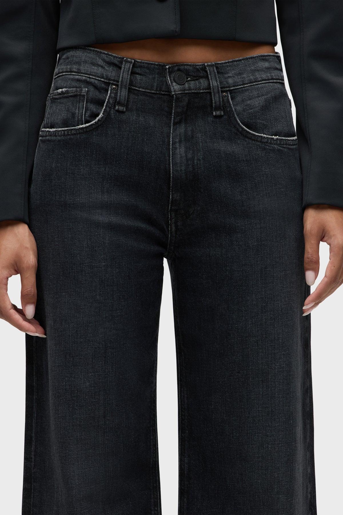 Jodie Wide Leg Petite Jean w/ Cuff Female Product Image