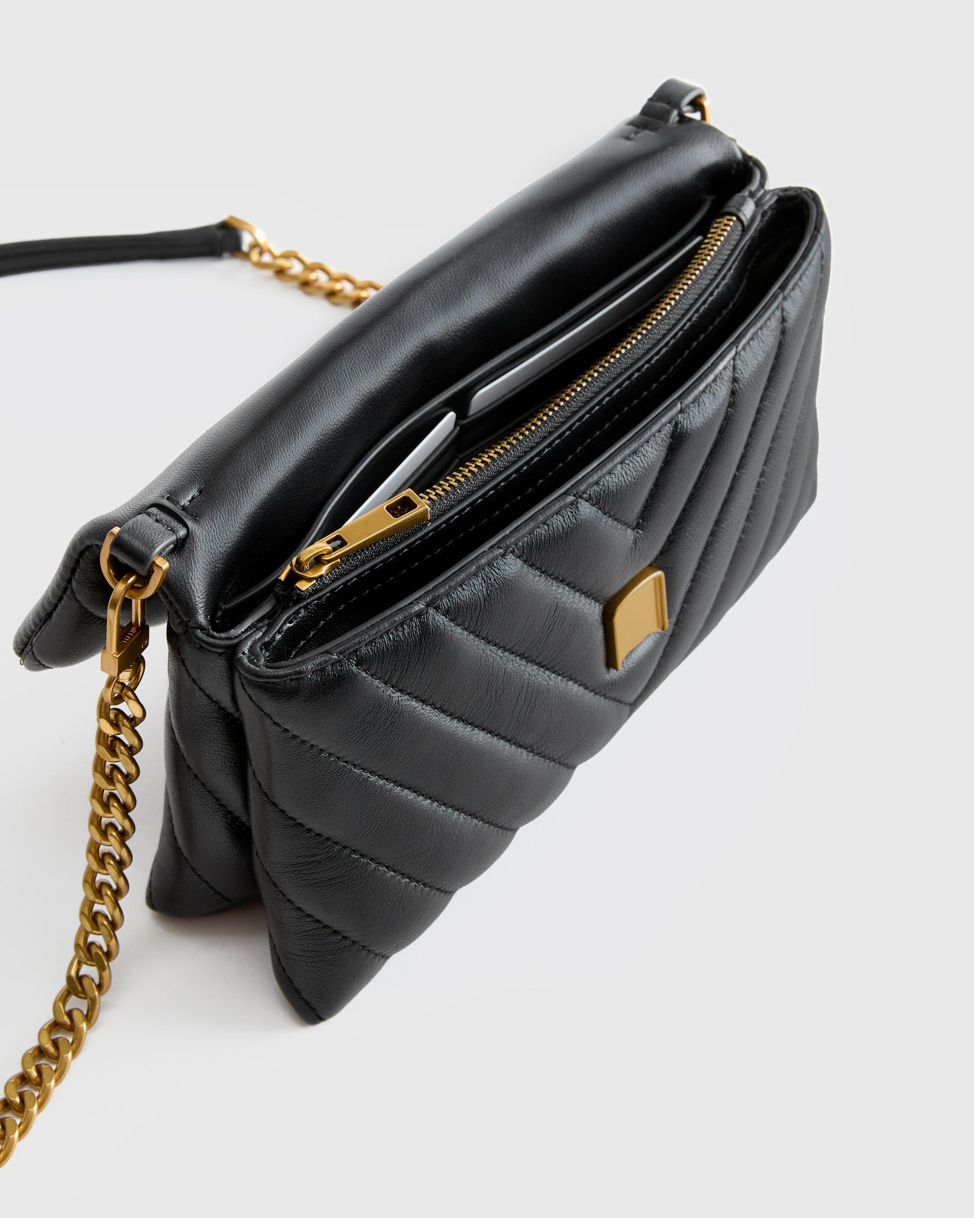 Quince | Women's Italian Leather Quilted Wallet Crossbody Product Image