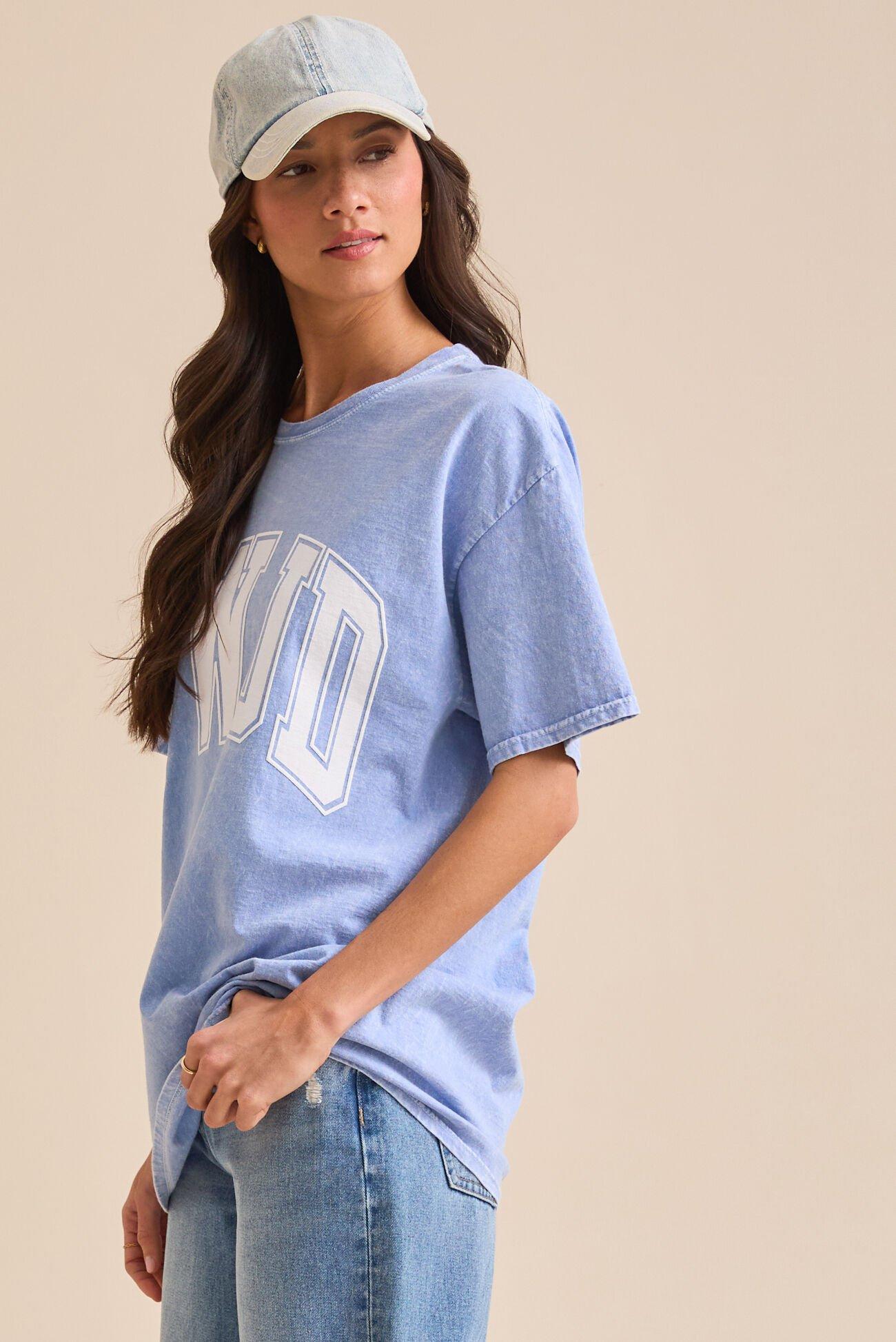 WWJD Oversized Graphic Tee Product Image