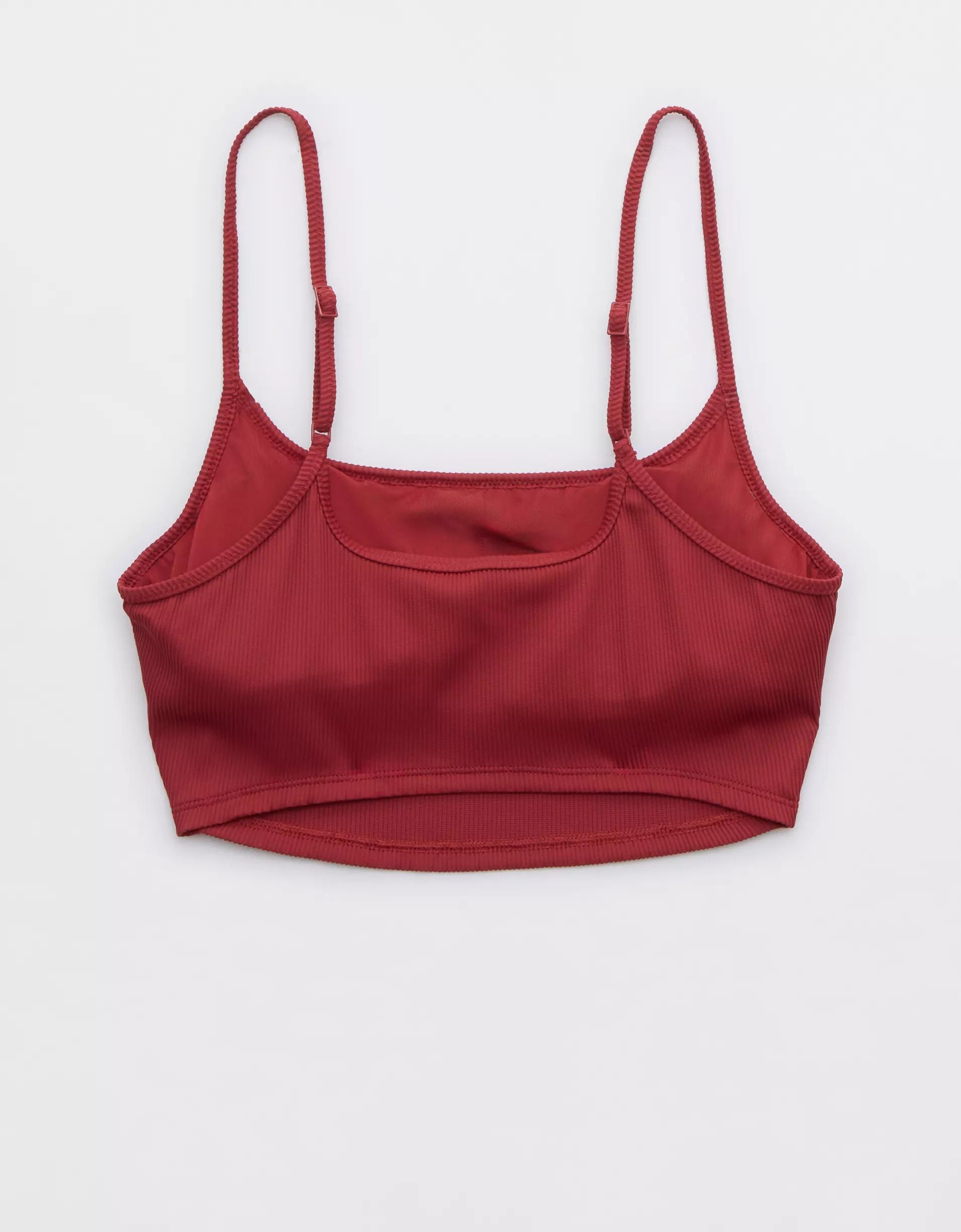 Aerie Ribbed Scoop Longline Bikini Top Product Image