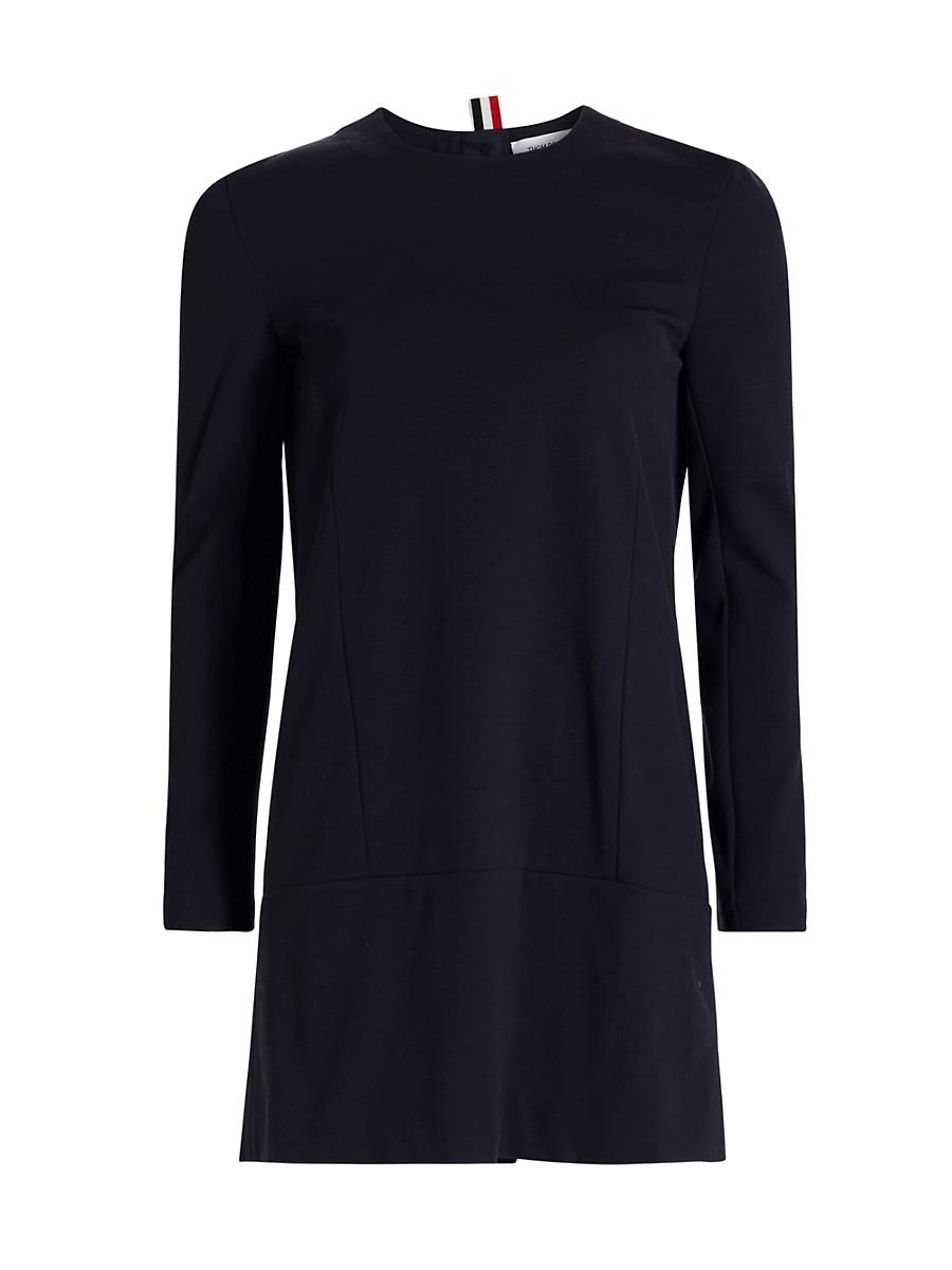 Womens Wool-Blend Shift Minidress Product Image