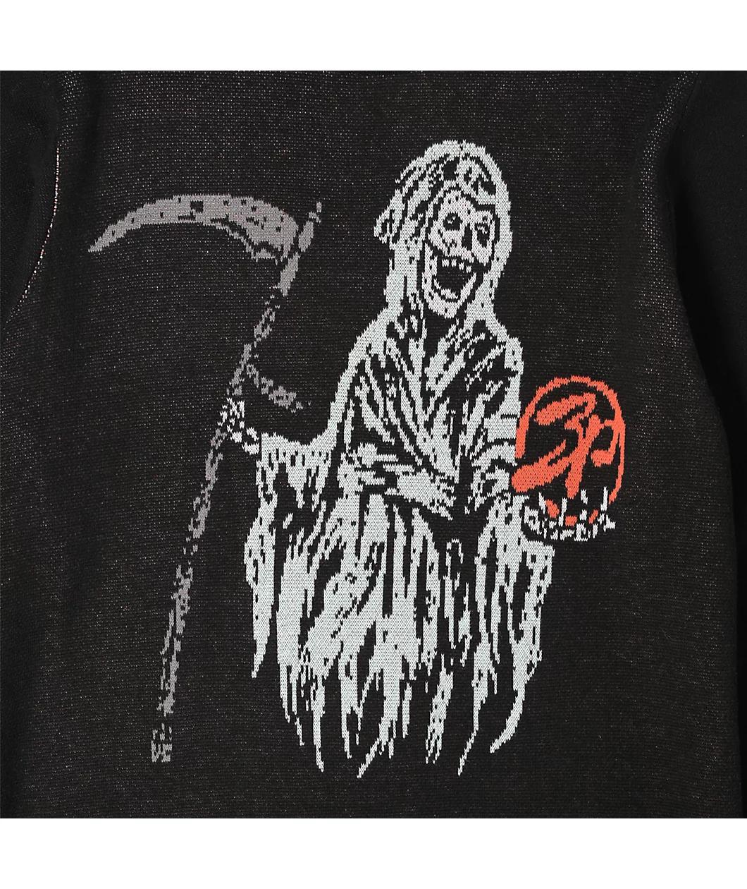 Broken Promises Handout Black Sweater Product Image