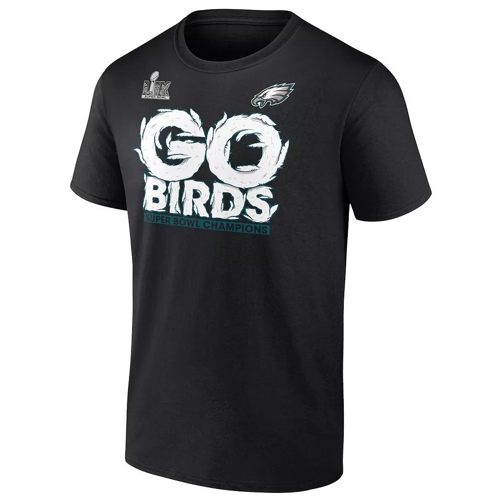 Men's Fanatics Philadelphia Eagles Super Bowl LIX Champions On Top Tee, Size: Medium, Black Product Image