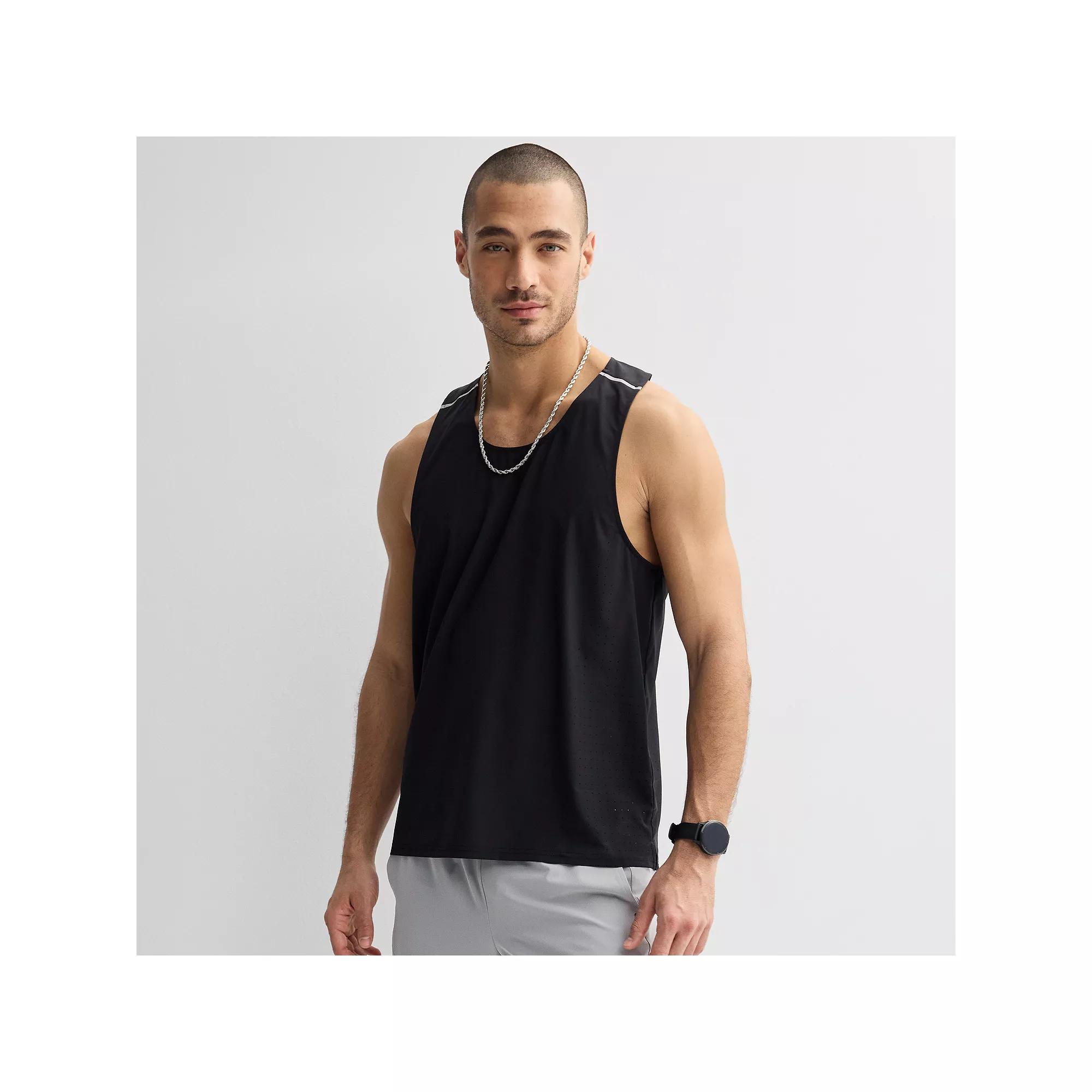 Men's Tek Gear® Run Tank, Size: XXL, Cheesy Yellow Product Image