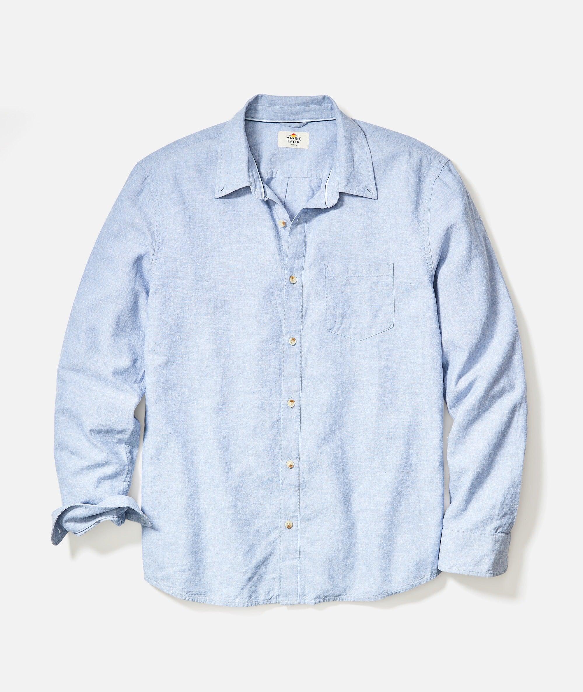 Better-Than-Linen Long Sleeve Shirt Product Image