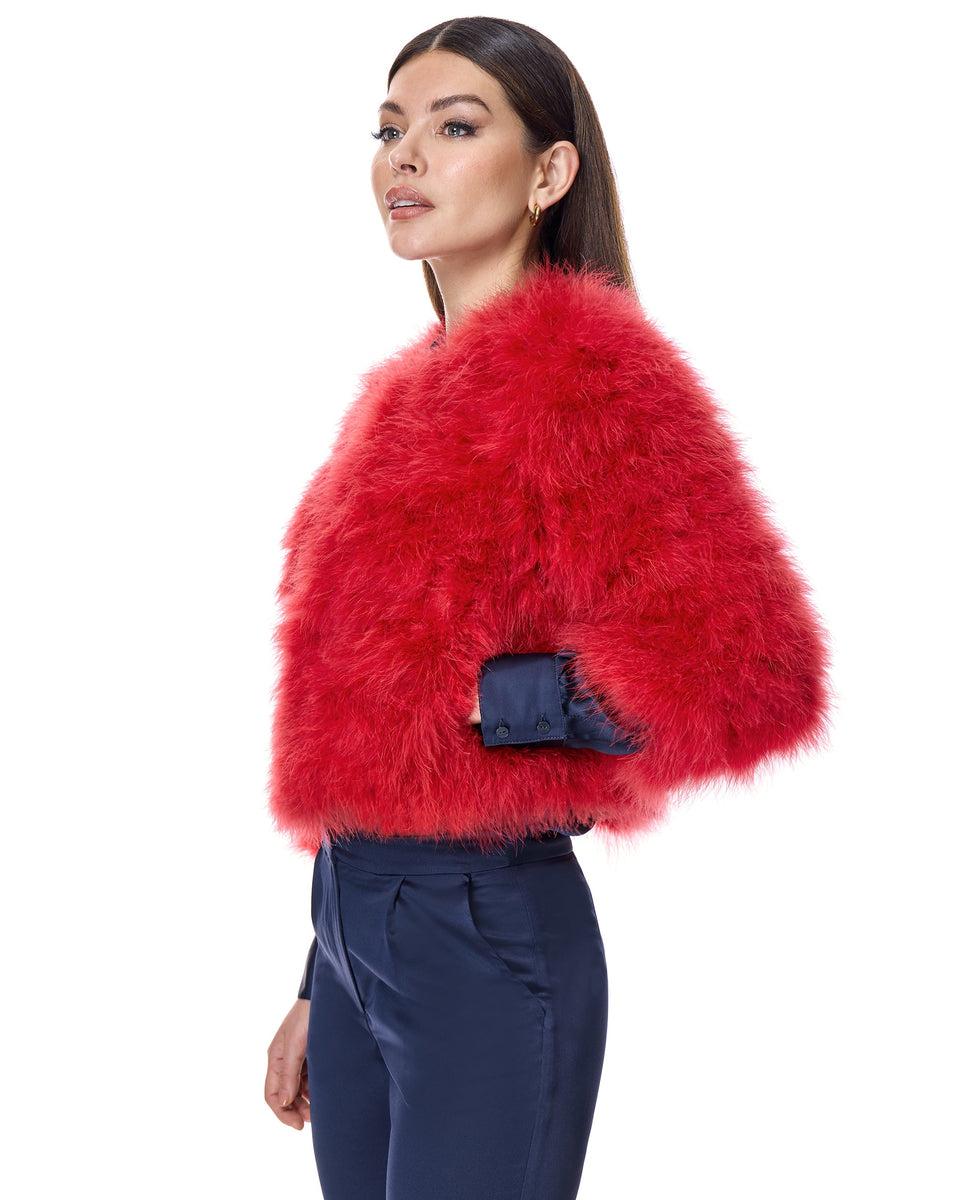 Collarless Feather Bolero Product Image