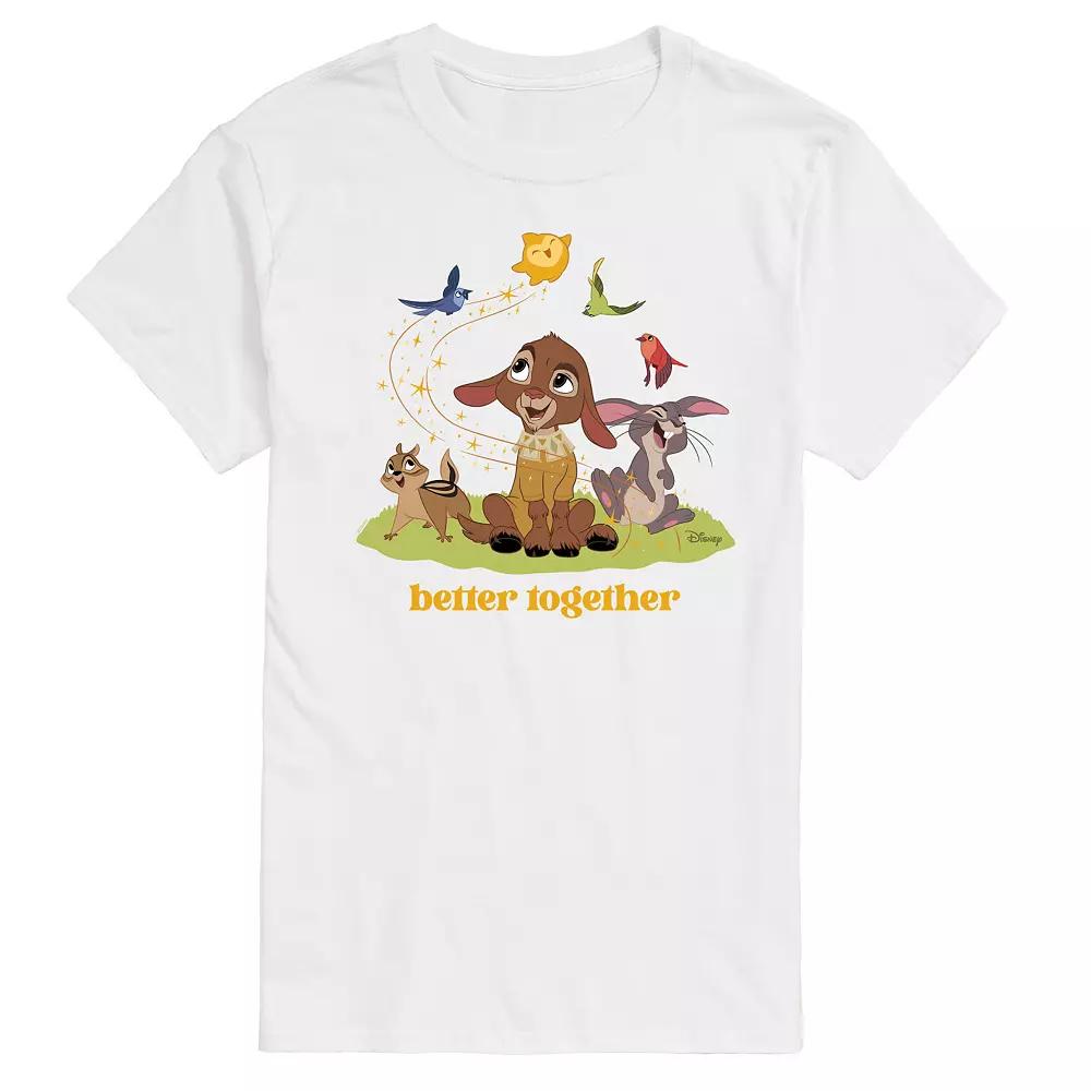 Disney's Wish Valentino Men's Better Together Graphic Tee,  Product Image