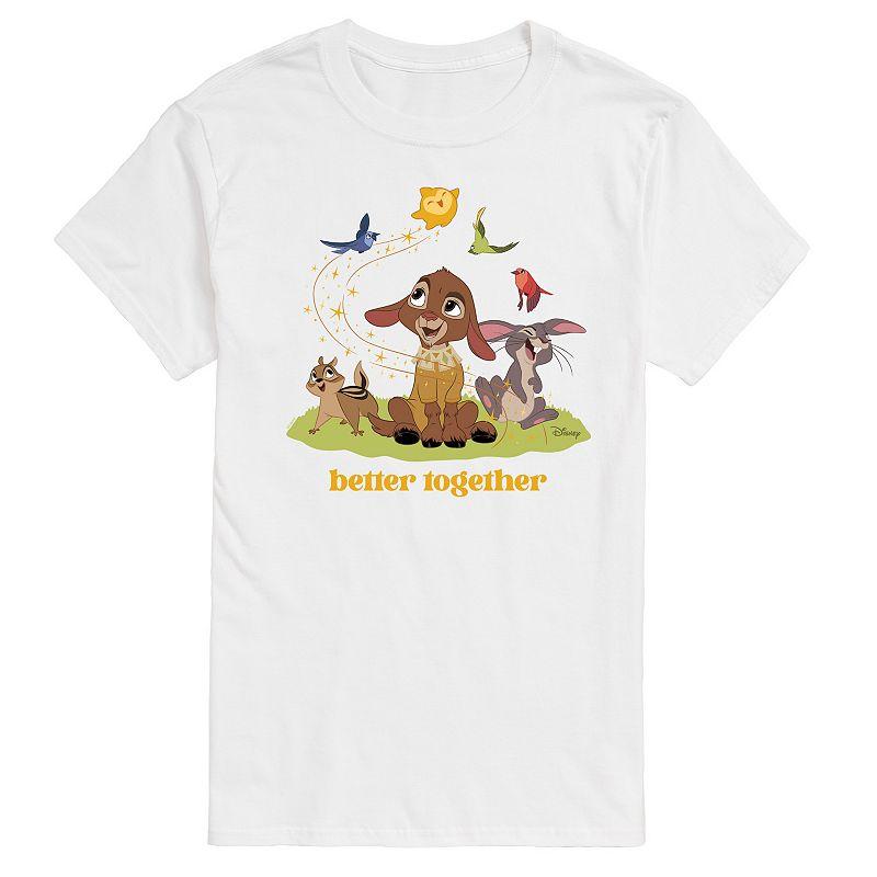 Disney's Wish Valentino Men's Better Together Graphic Tee,  Product Image
