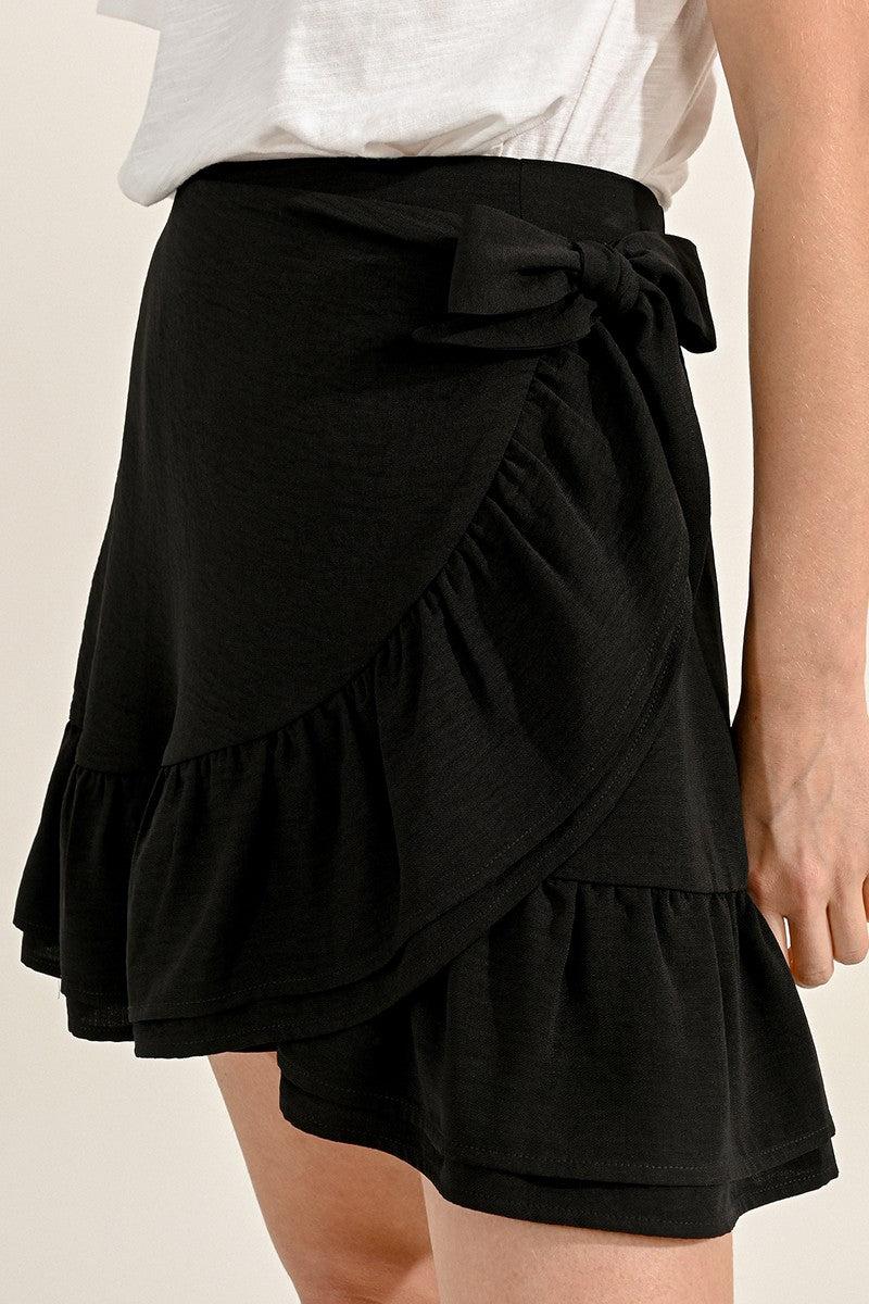 Asymmetrical Mini Skirt Product Image