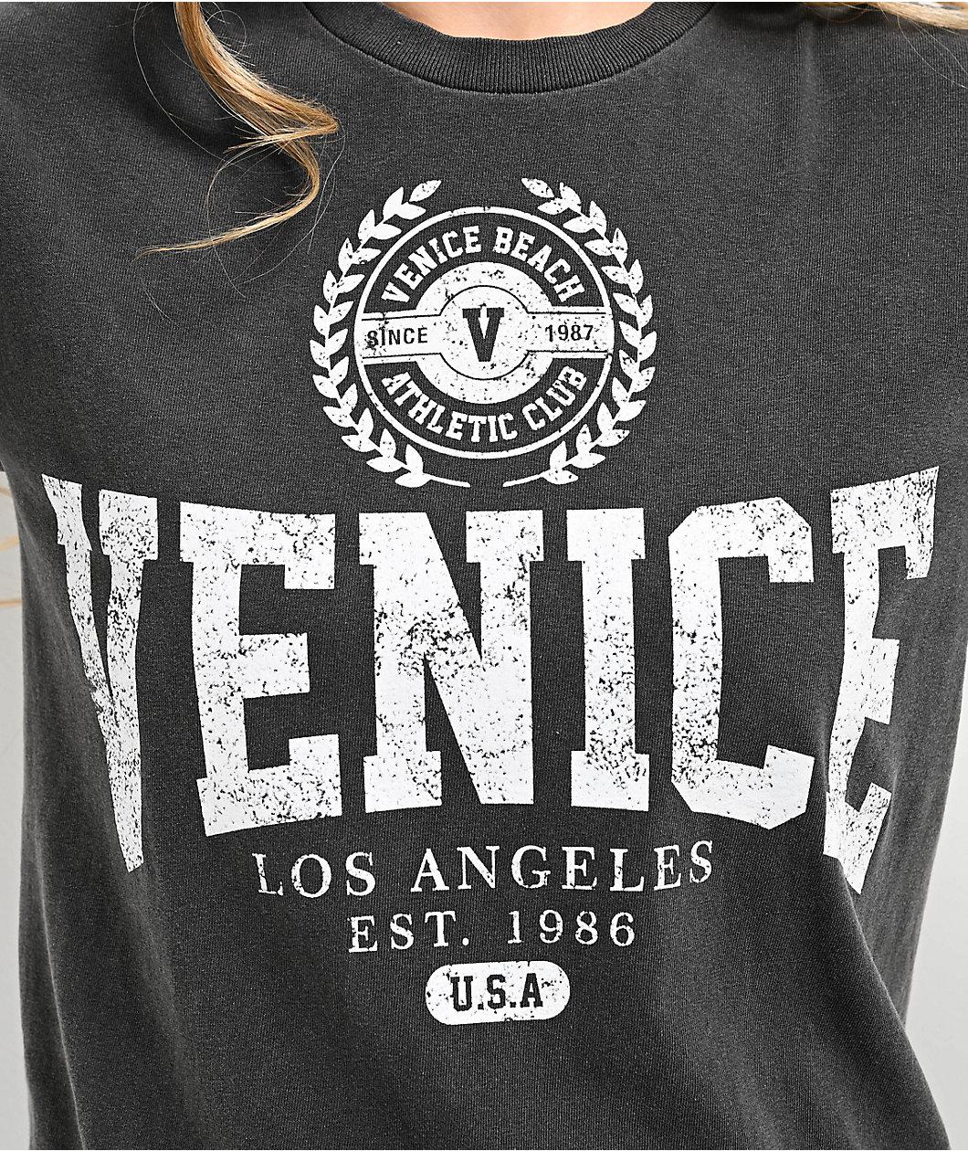 Goodie Two Sleeves Venice Black Pigment Dye T-Shirt Product Image