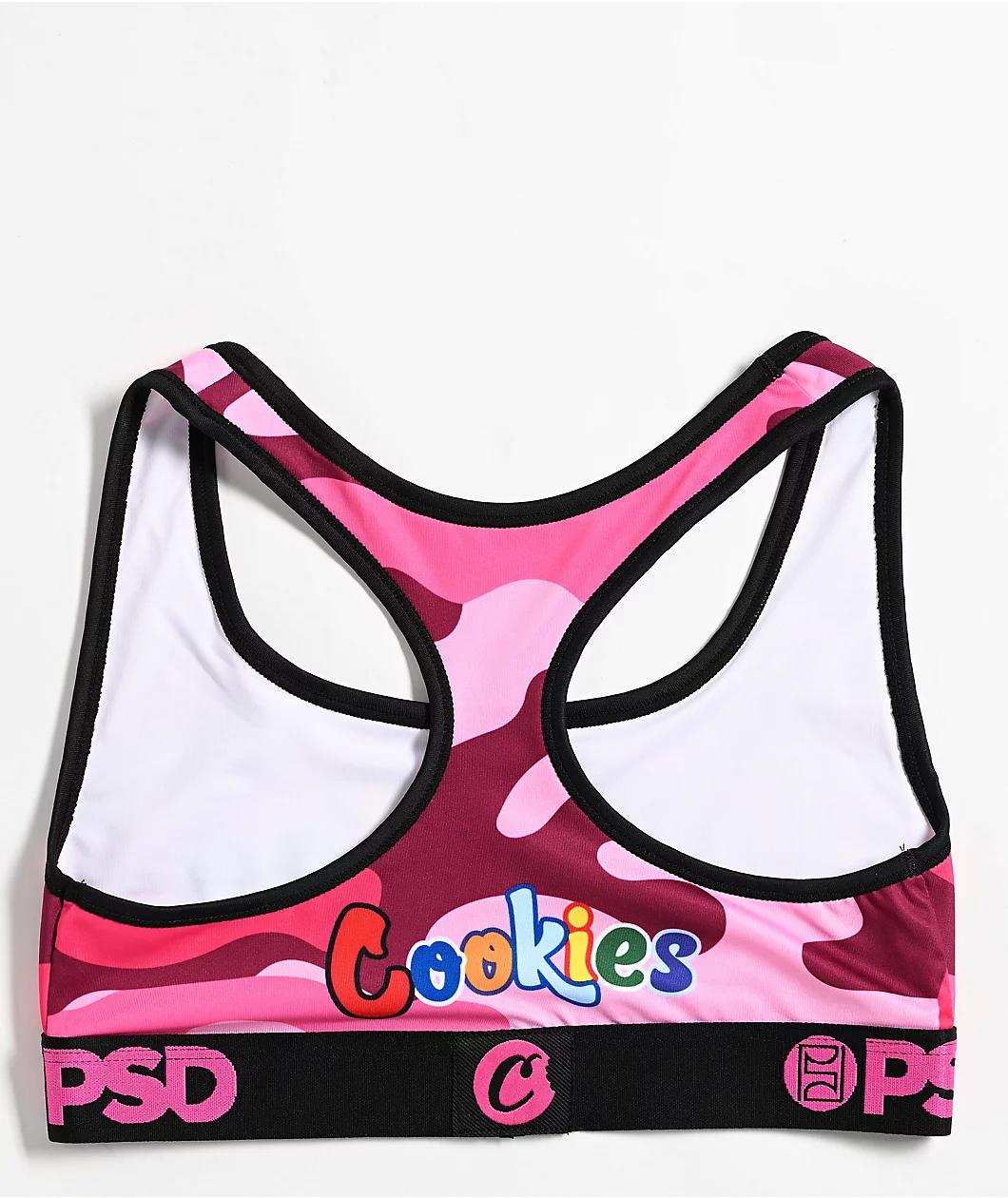 PSD x Cookies Pink Camo Sports Bra Product Image