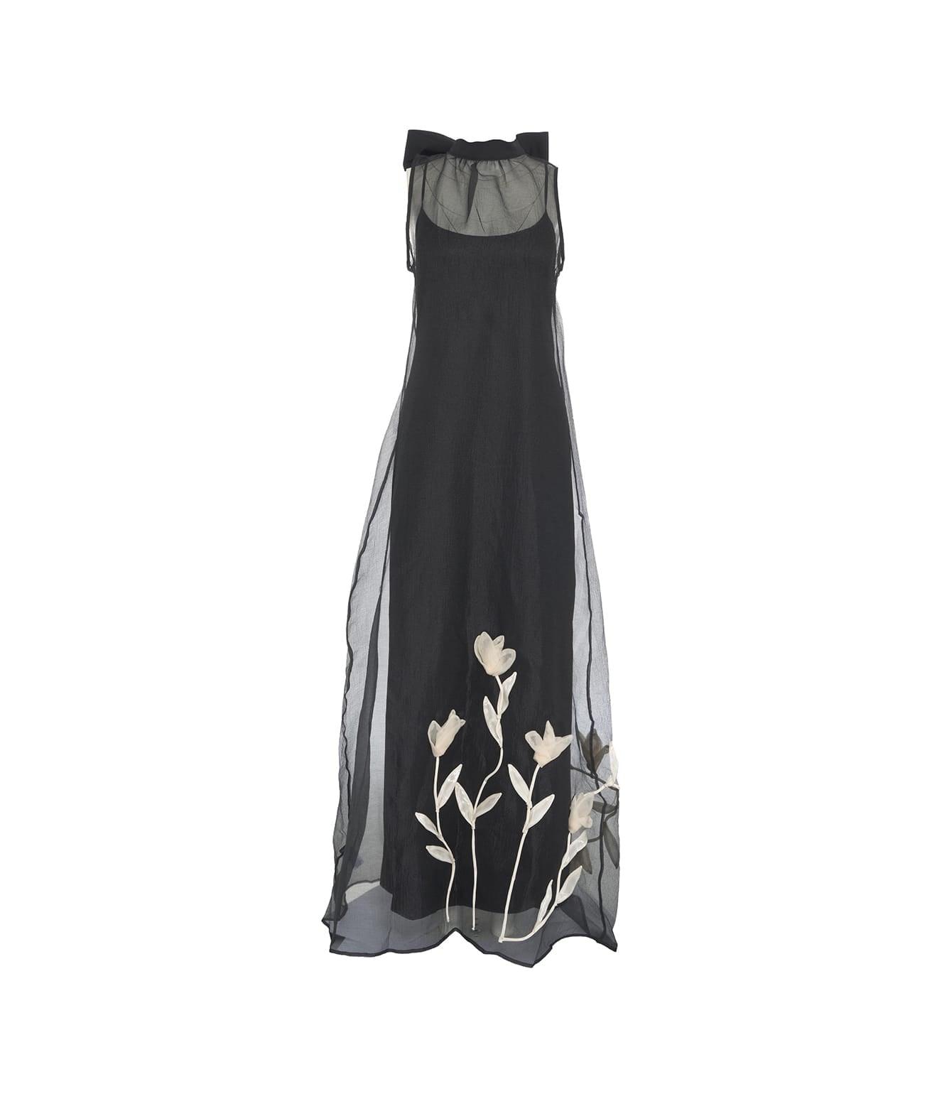 Maxi dress in organza 'Albee' Product Image