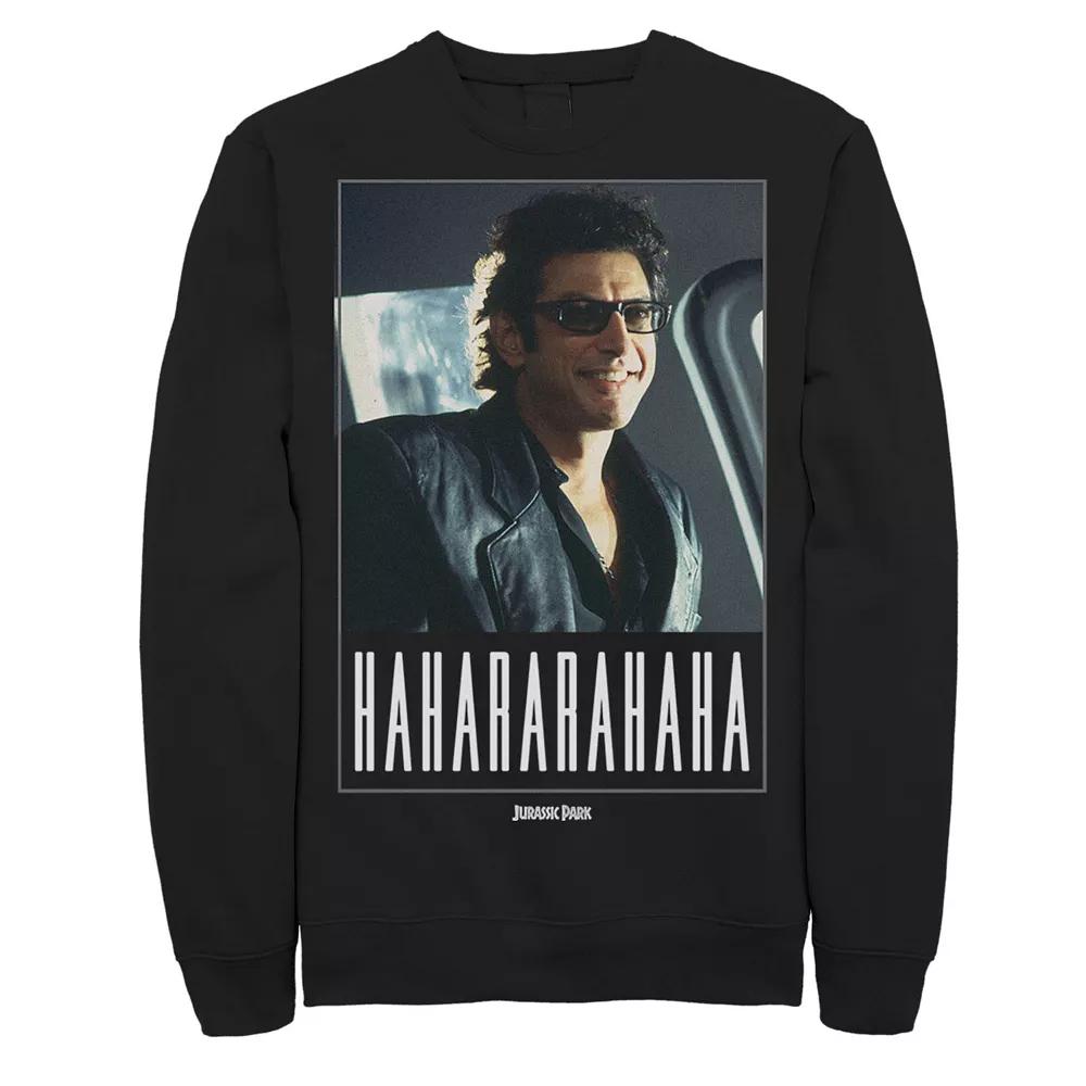 Men's Jurassic Park Ian Malcolm Hahararahaha Sweatshirt,  Product Image