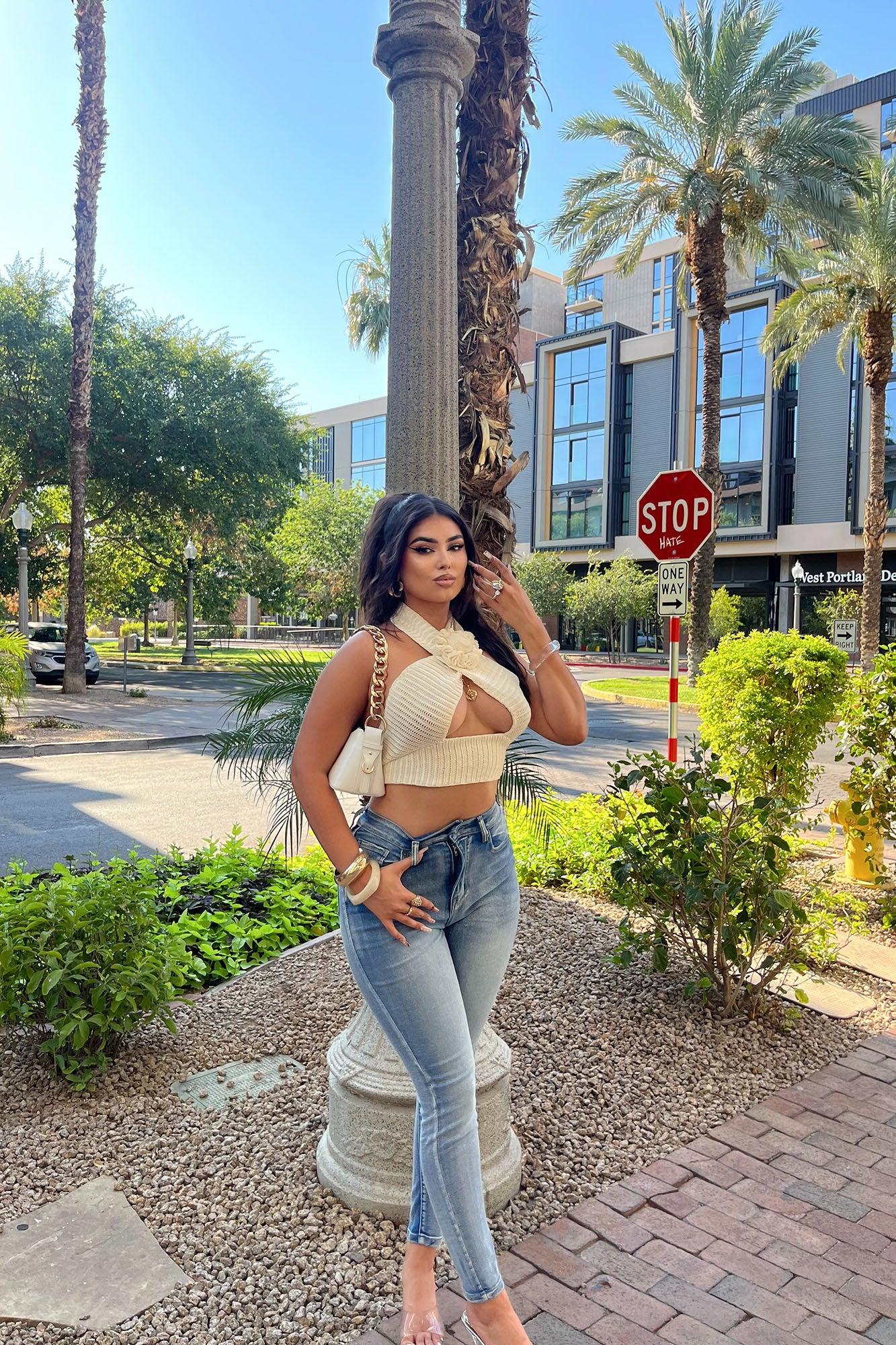 Gemma High Rise Stretch Skinny Jeans - Vintage Wash Product Image