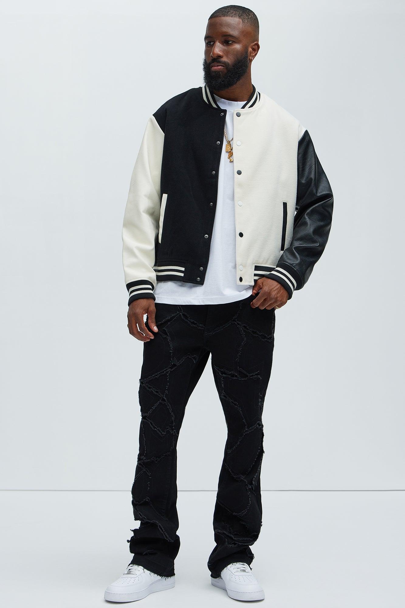 Fray All Ways Stacked Skinny Flare Jeans - Black Product Image